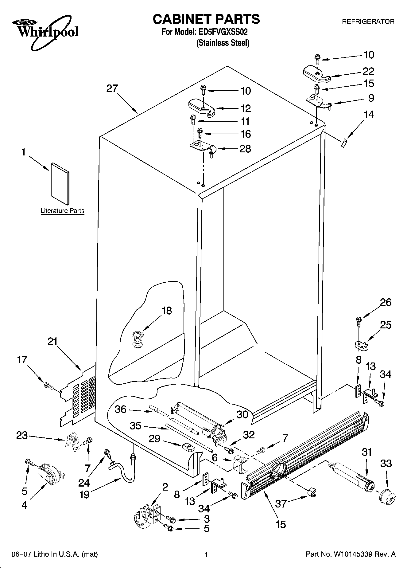 01 - CABINET PARTS