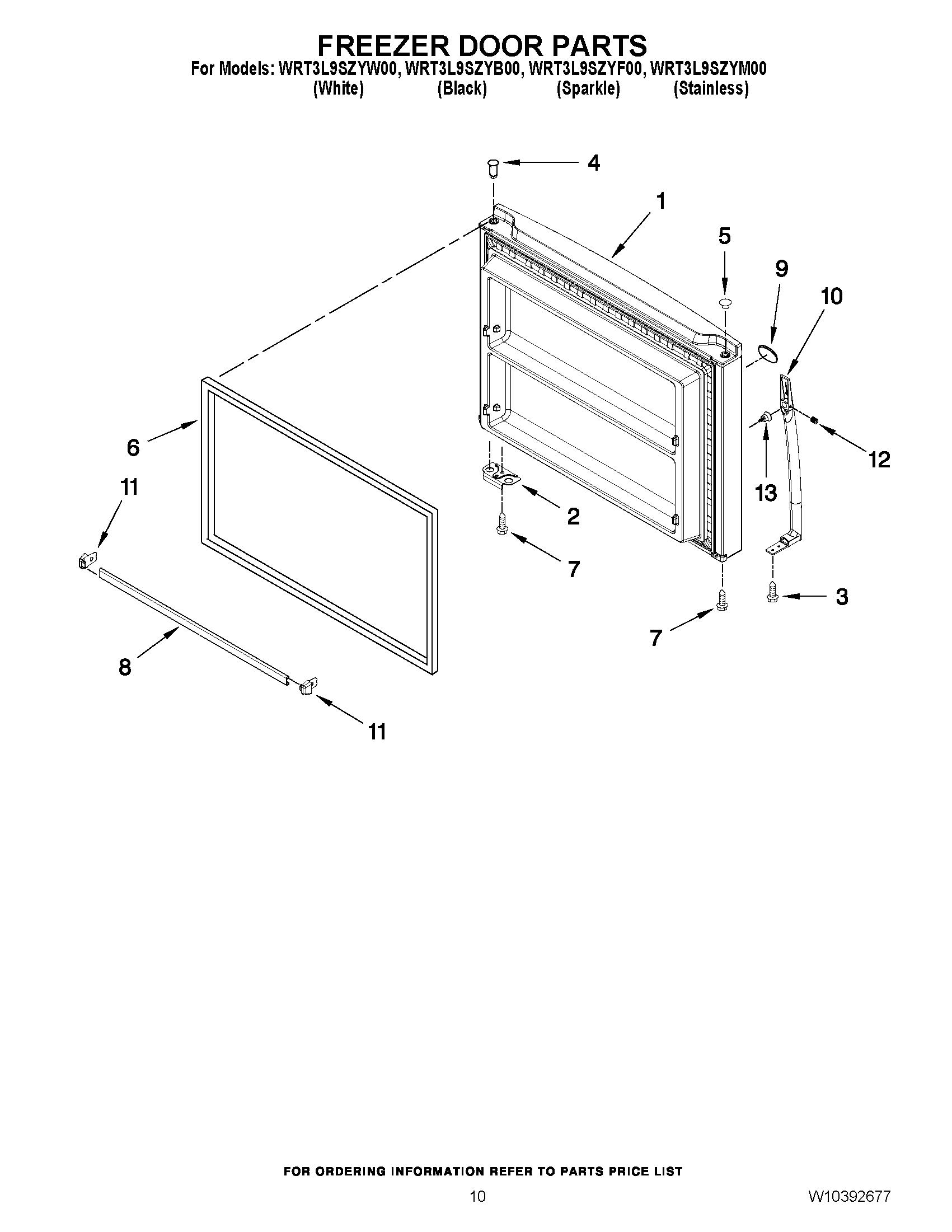 06 - FREEZER DOOR PARTS