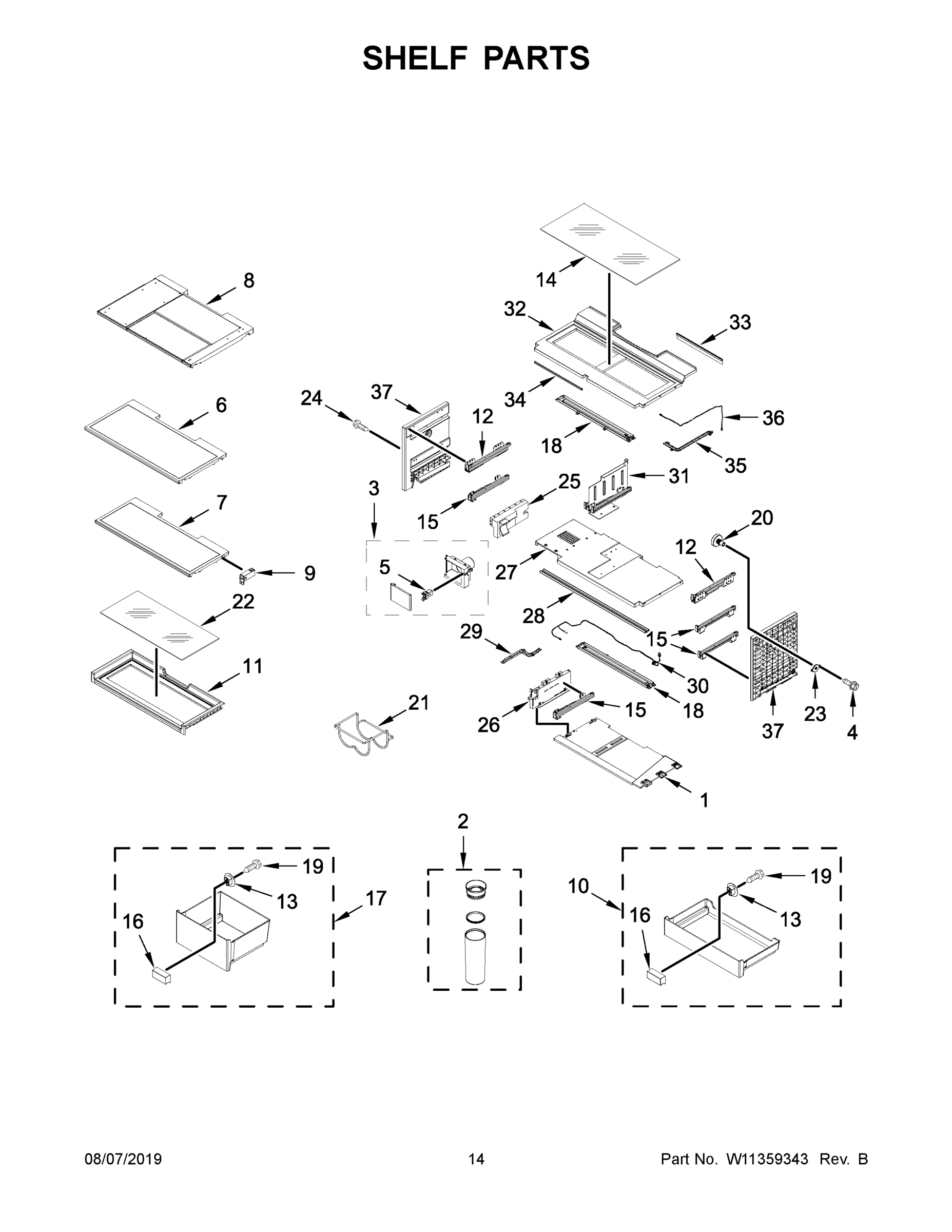 08 - SHELF PARTS