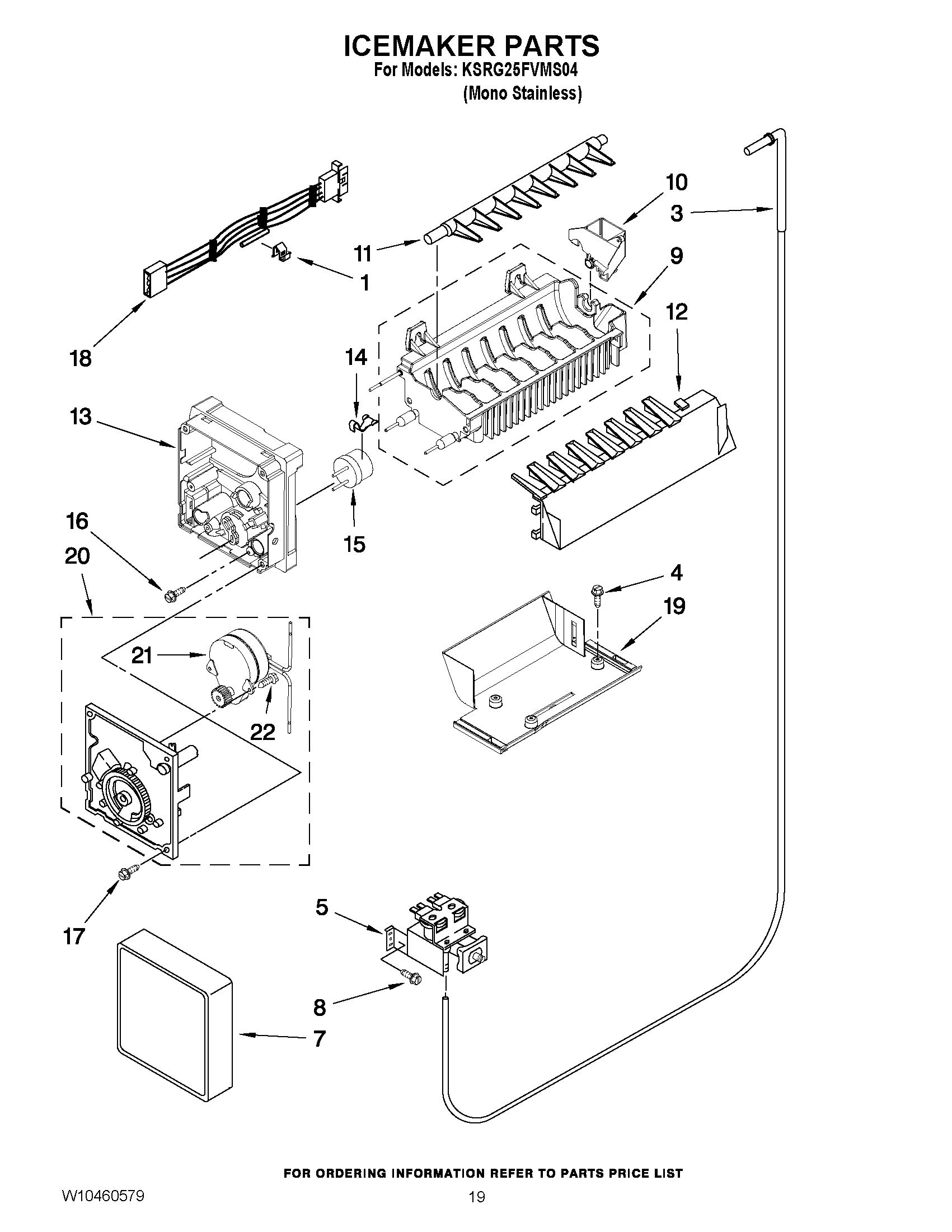 12 - ICEMAKER PARTS