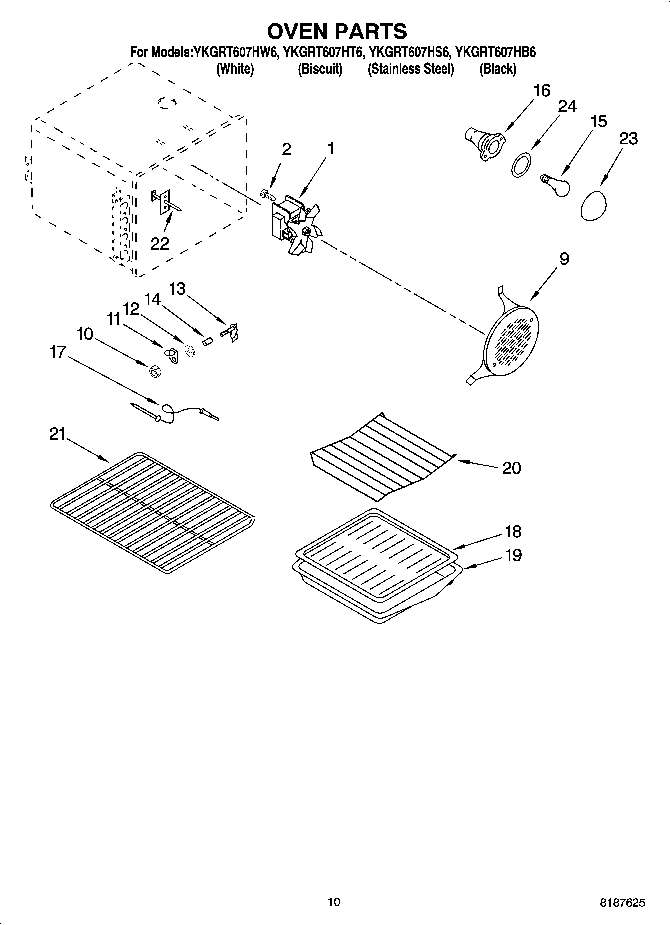 07 - OVEN PARTS