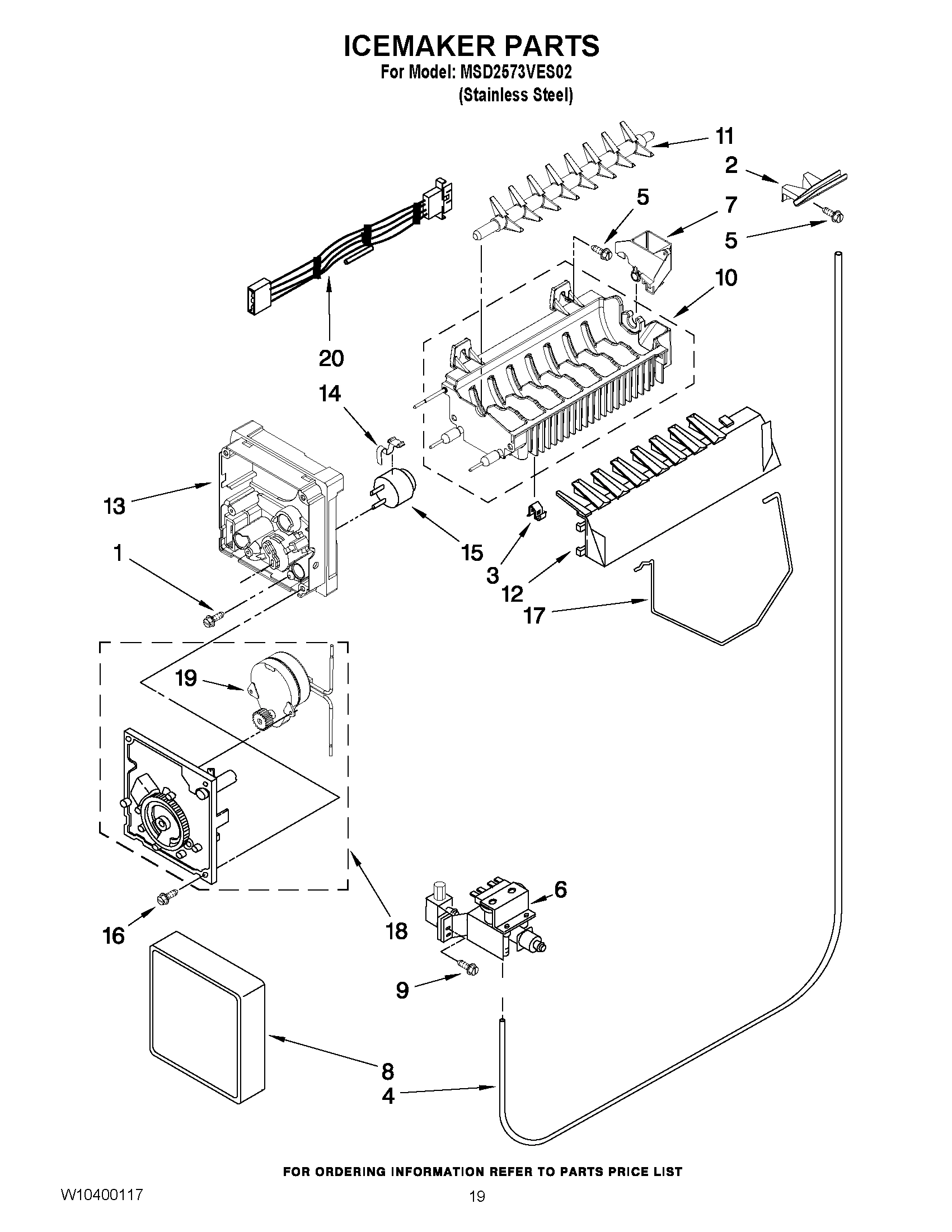 12 - ICEMAKER PARTS