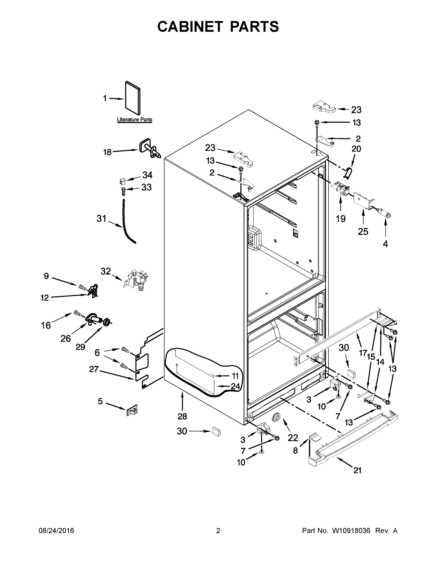 02 - CABINET PARTS