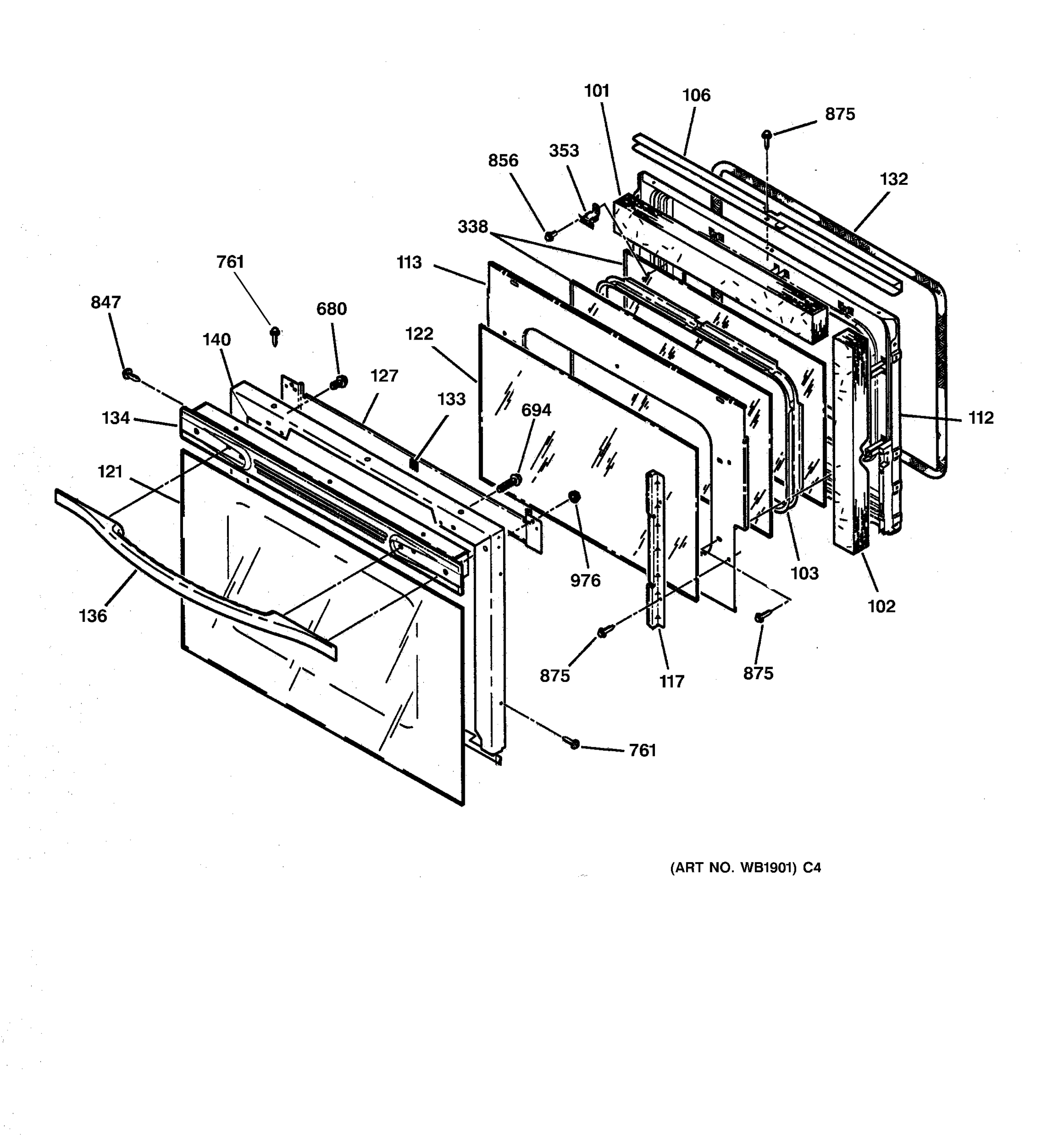 OVEN DOOR