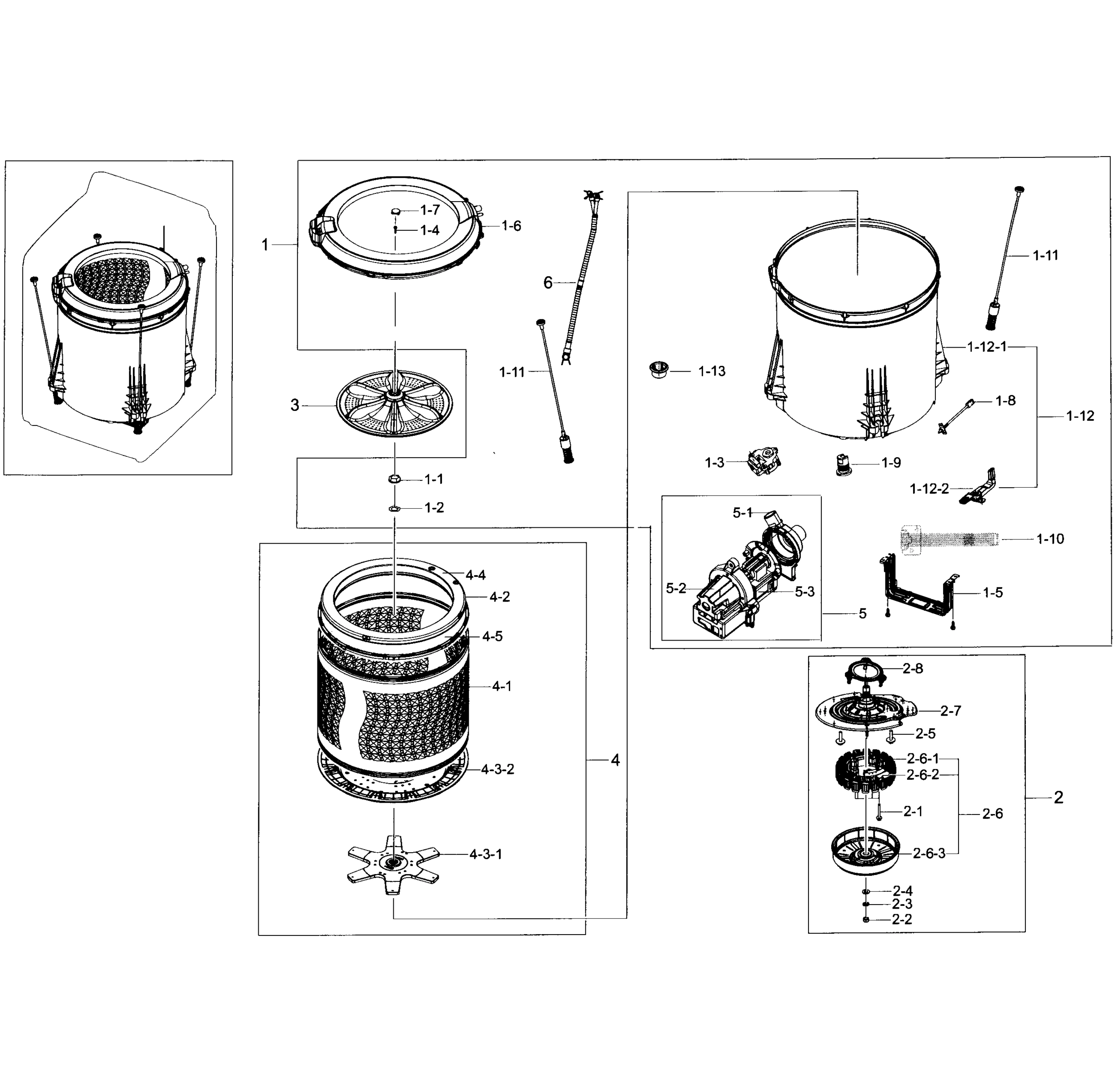 Tub Section