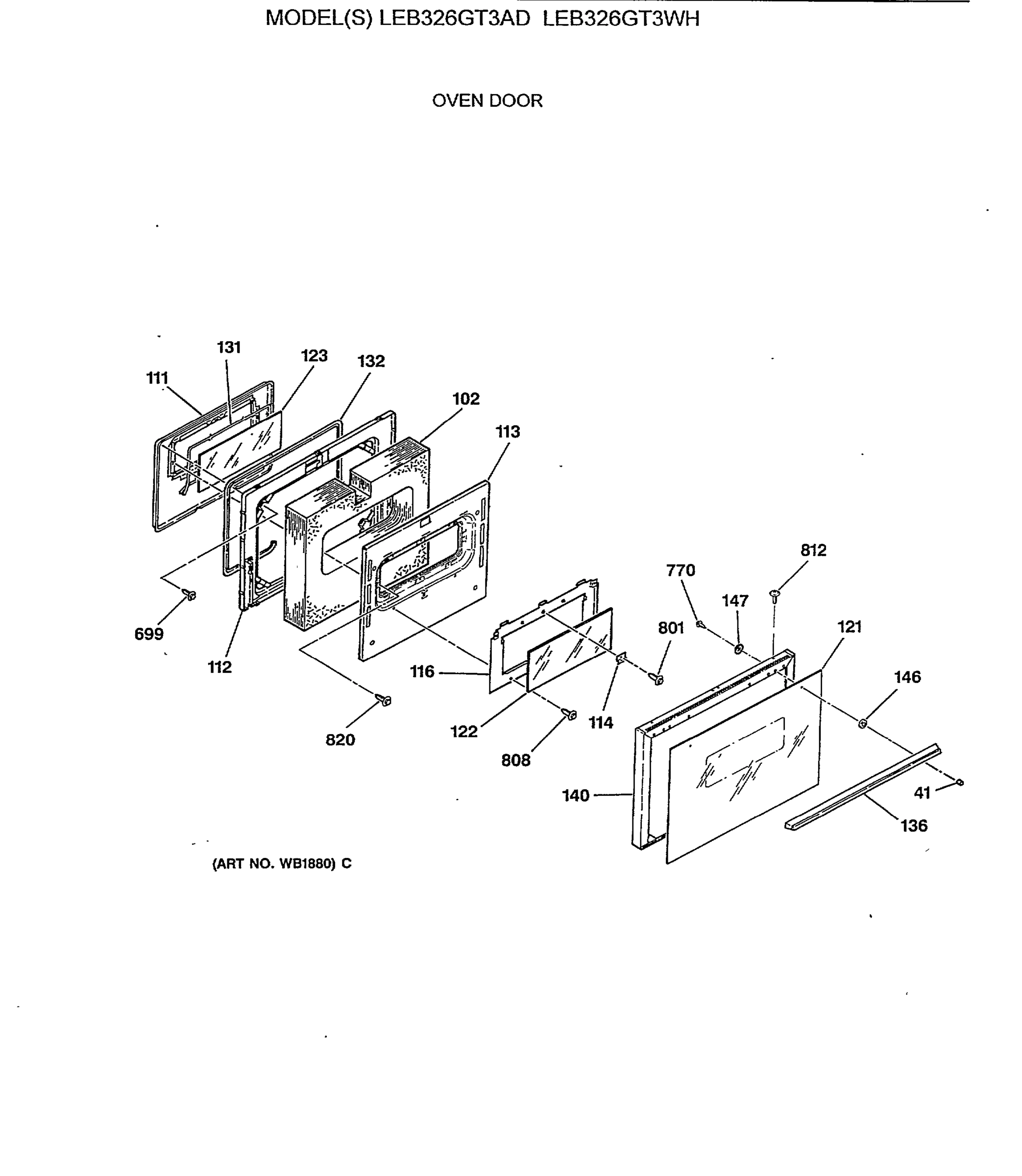 OVEN DOOR