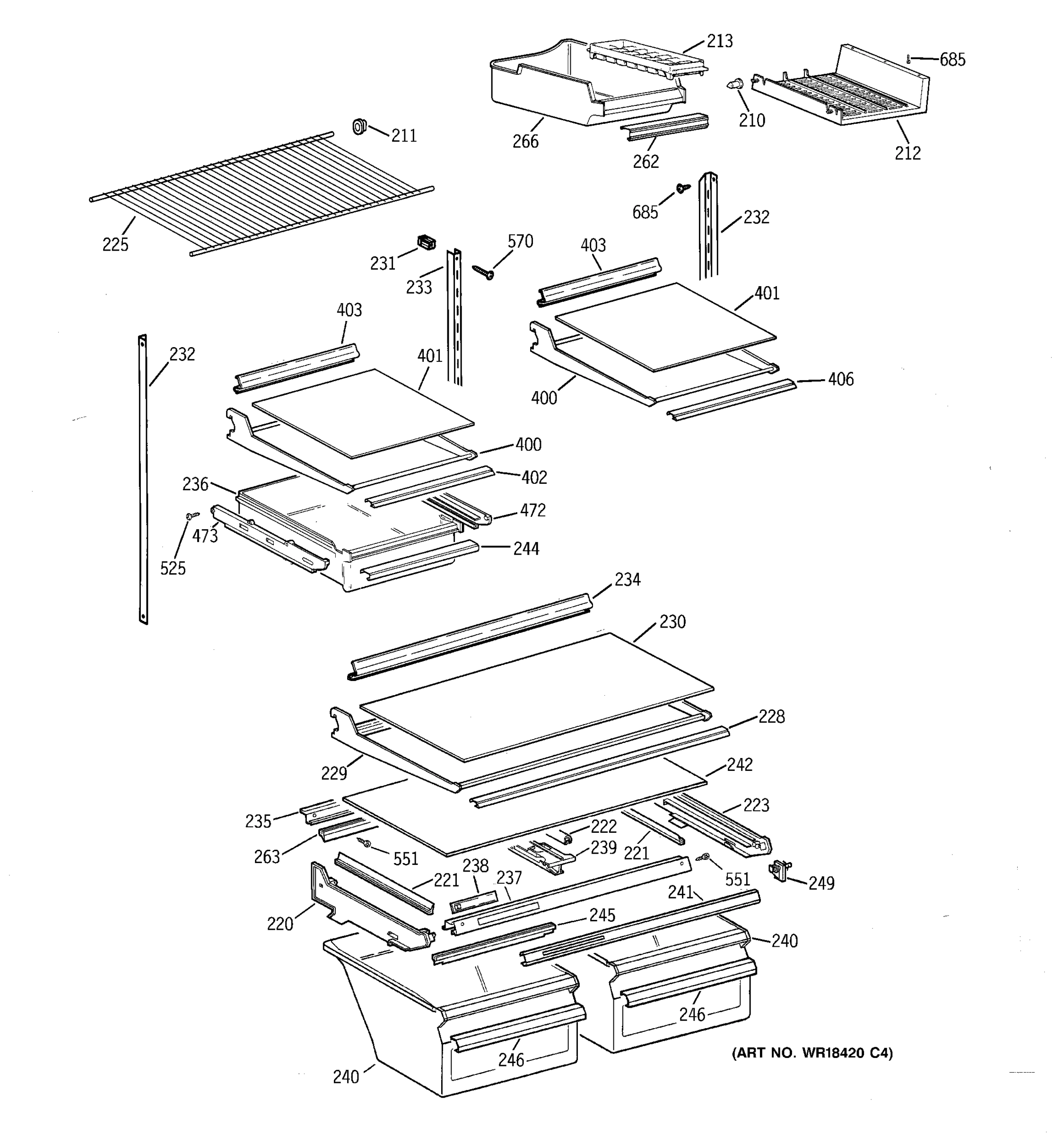 SHELF PARTS