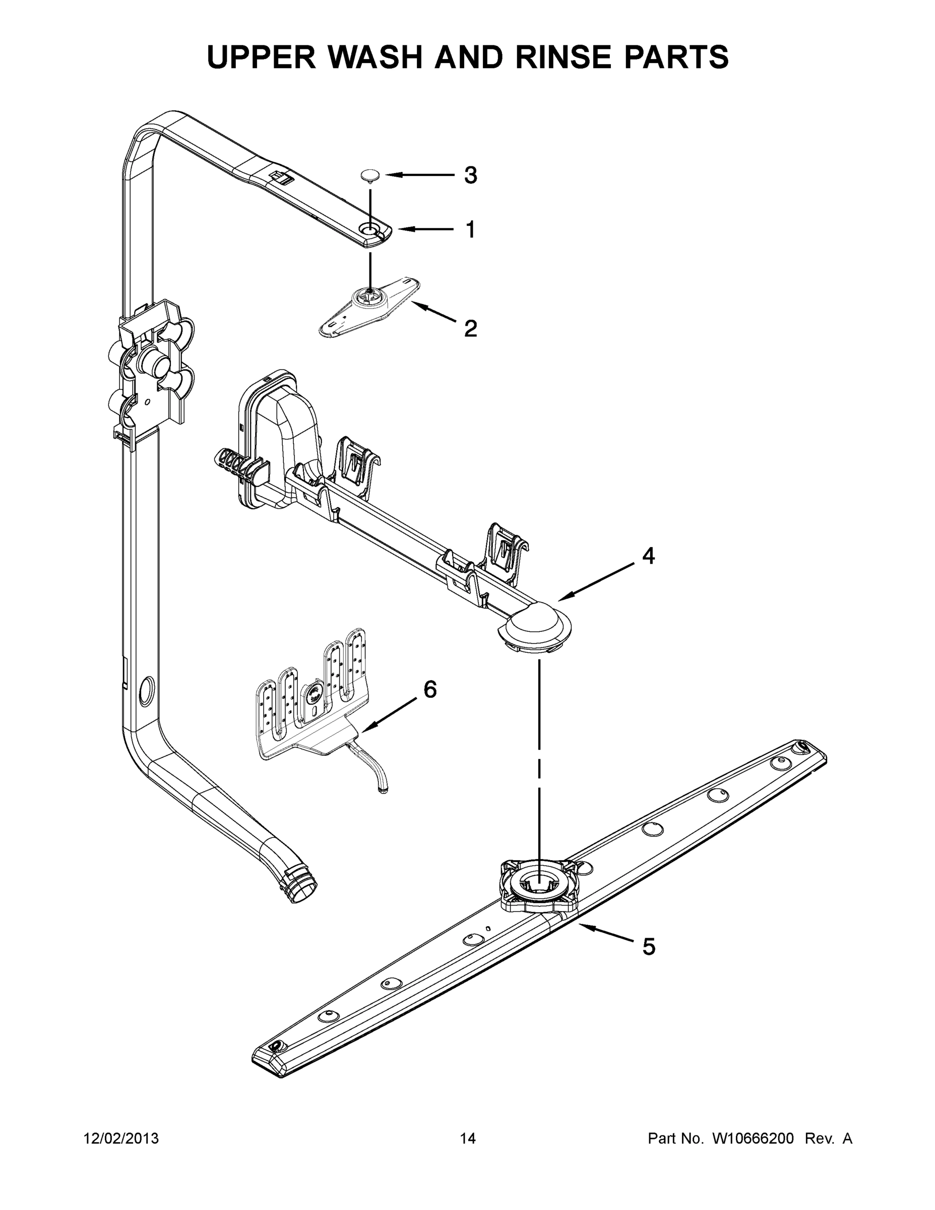 08 - UPPER WASH AND RINSE PARTS