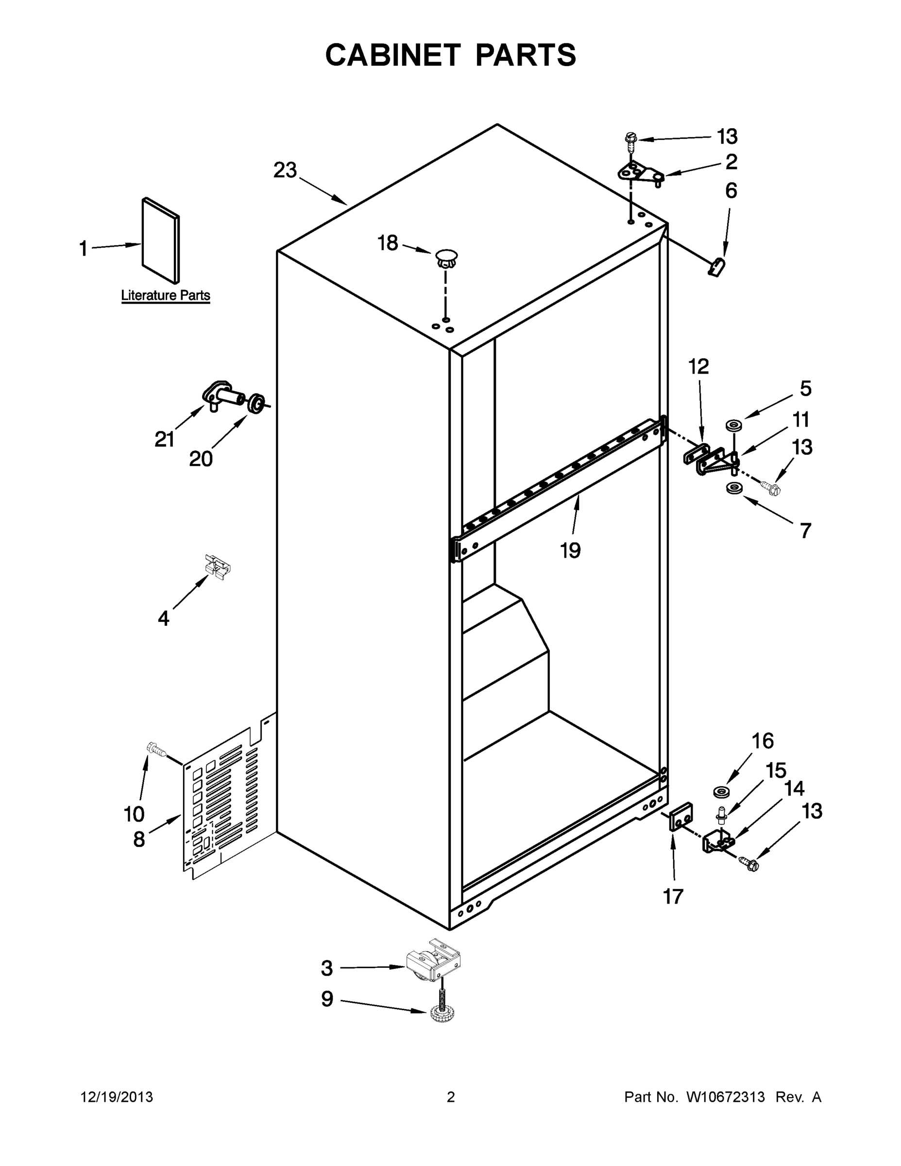 02 - CABINET PARTS