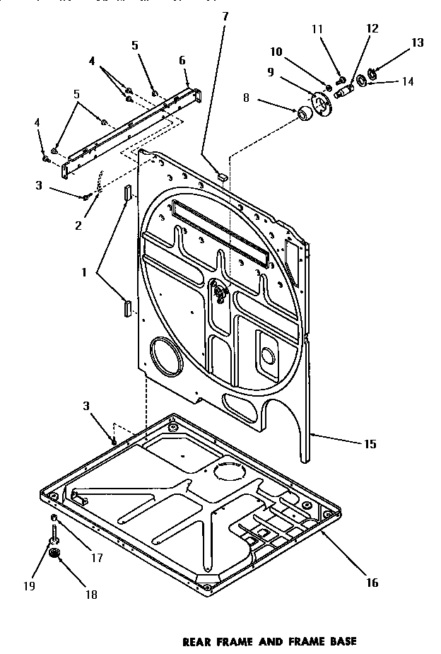 22 - REAR FRAME & FRAME BASE