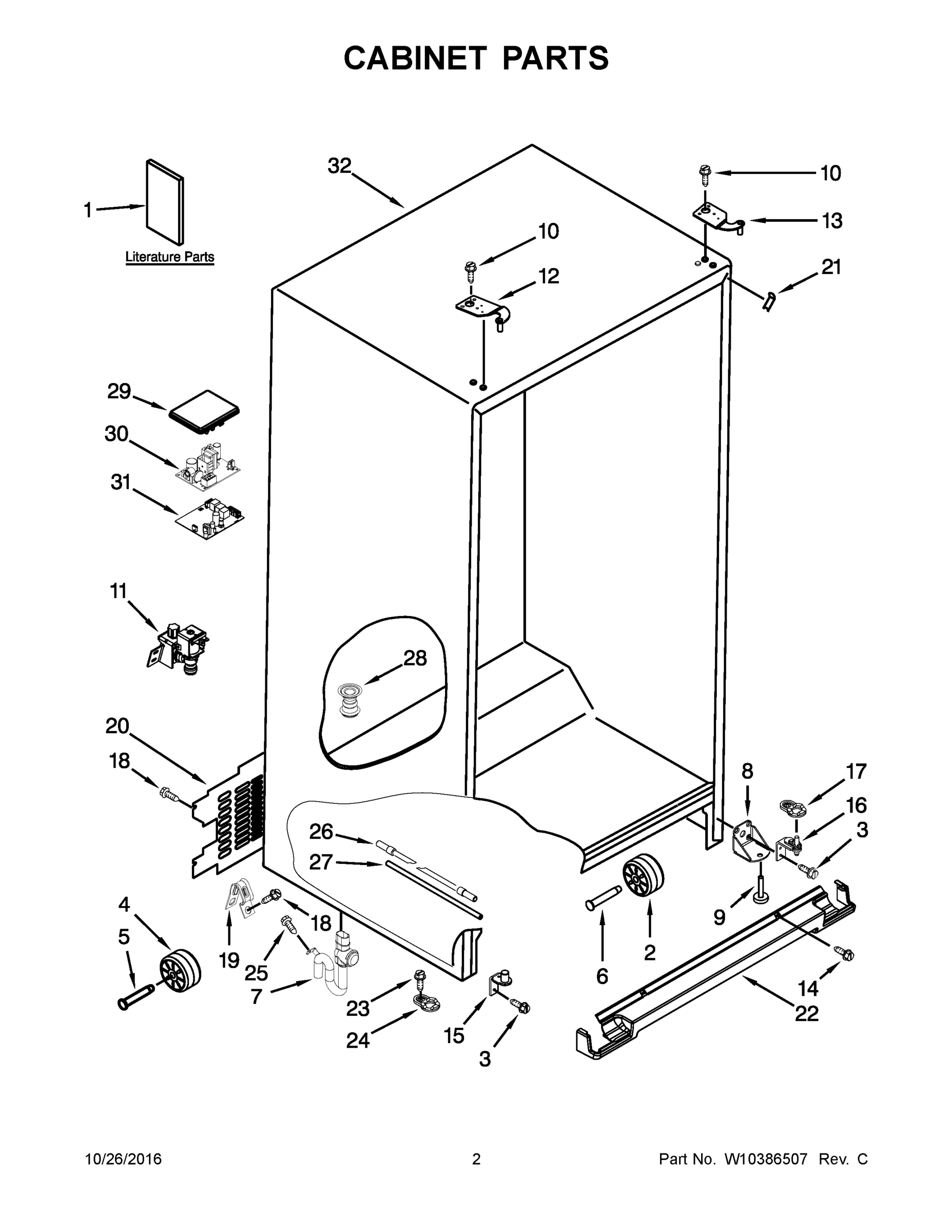 02 - CABINET PARTS