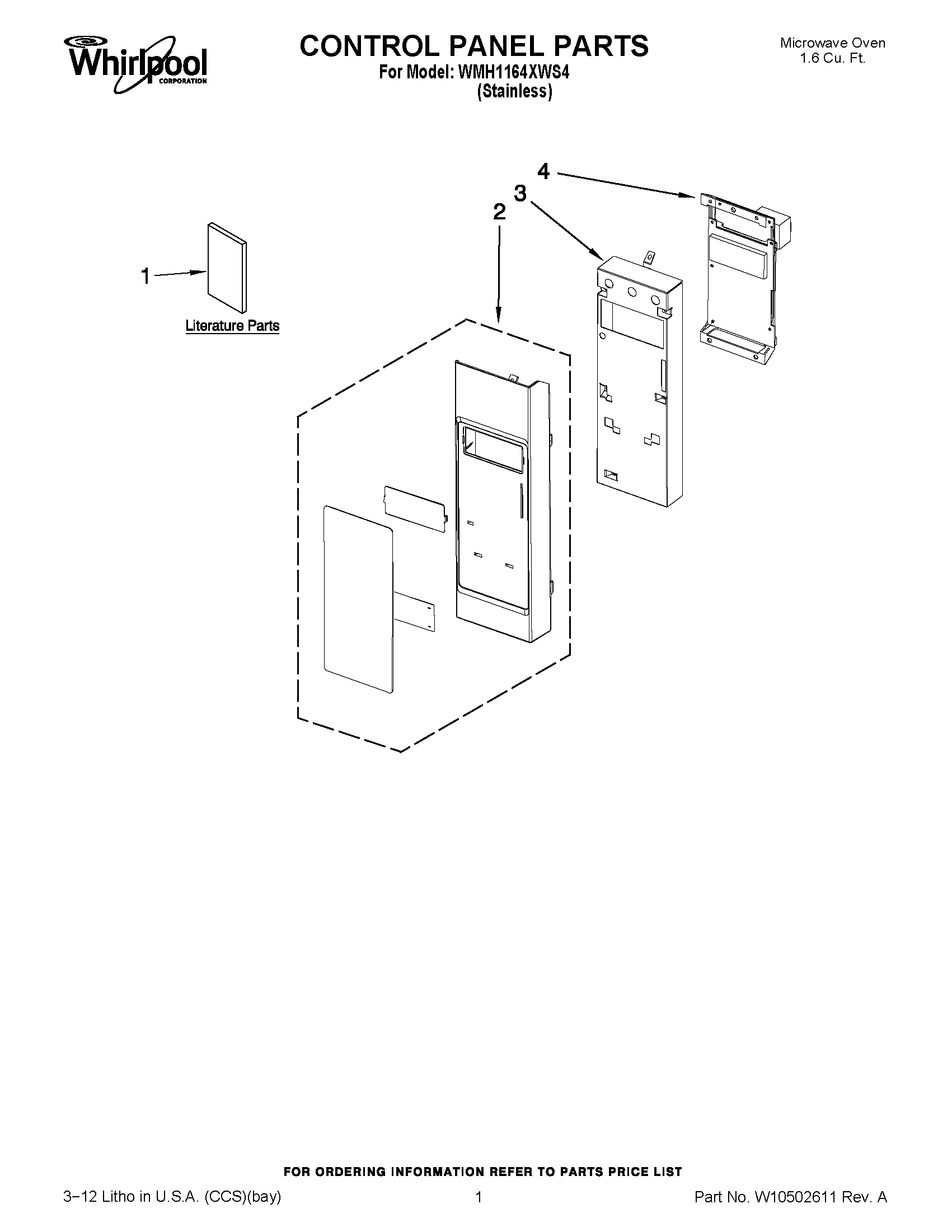 01 - CONTROL PANEL PARTS