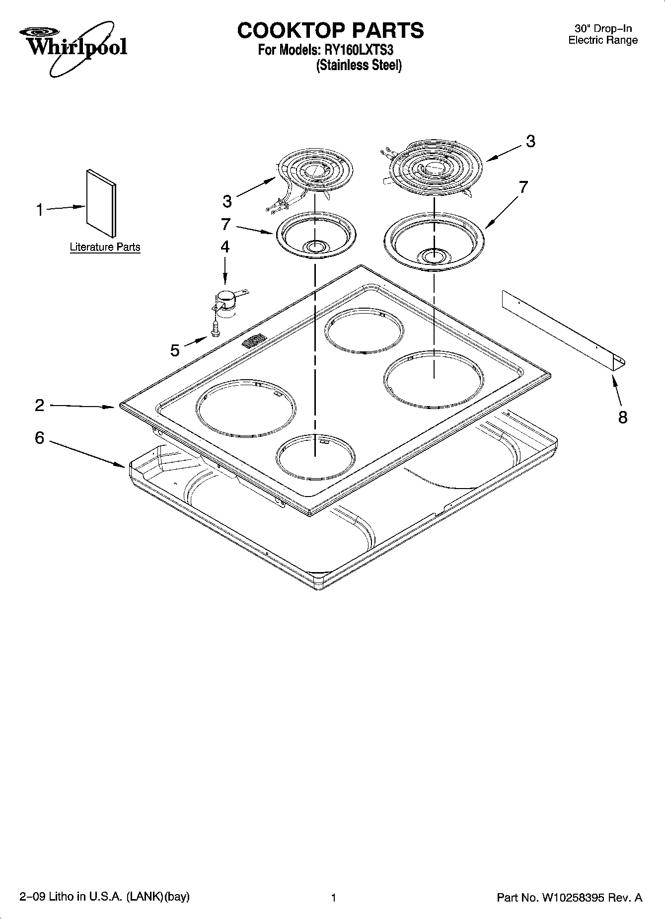 01 - COOKTOP PARTS