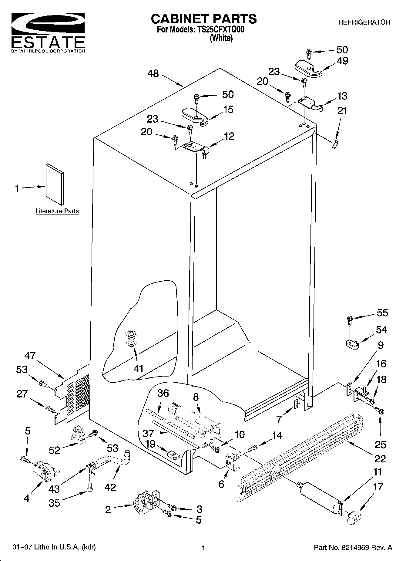 01 - CABINET PARTS