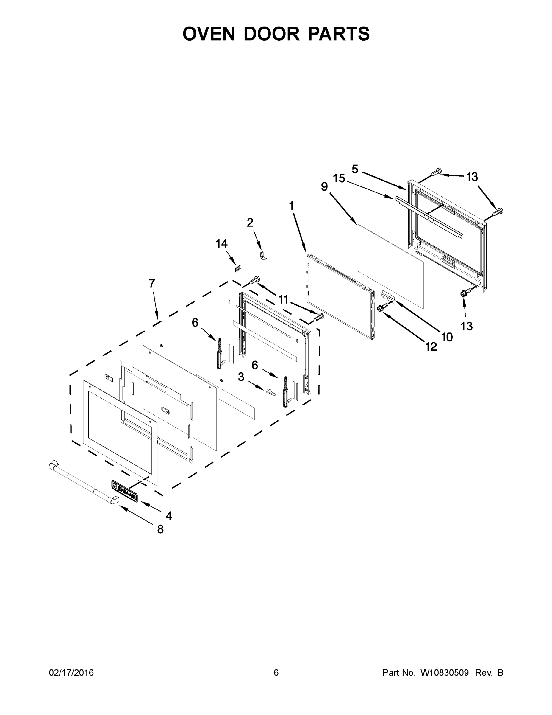 04 - OVEN DOOR PARTS
