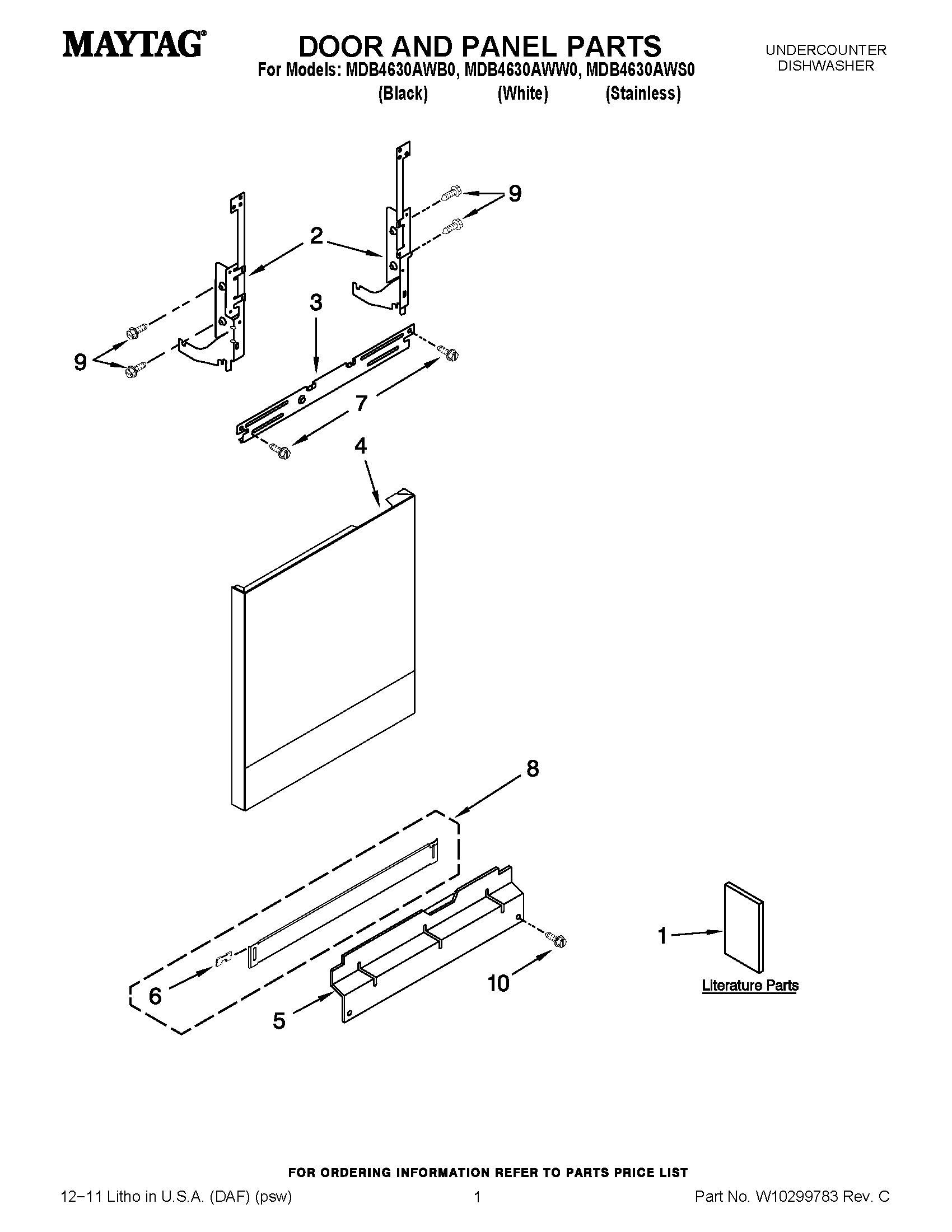 01 - DOOR AND PANEL PARTS