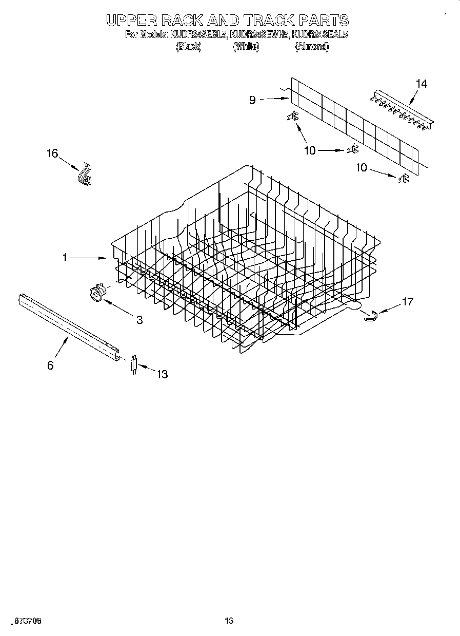 10 - UPPER RACK AND TRACK