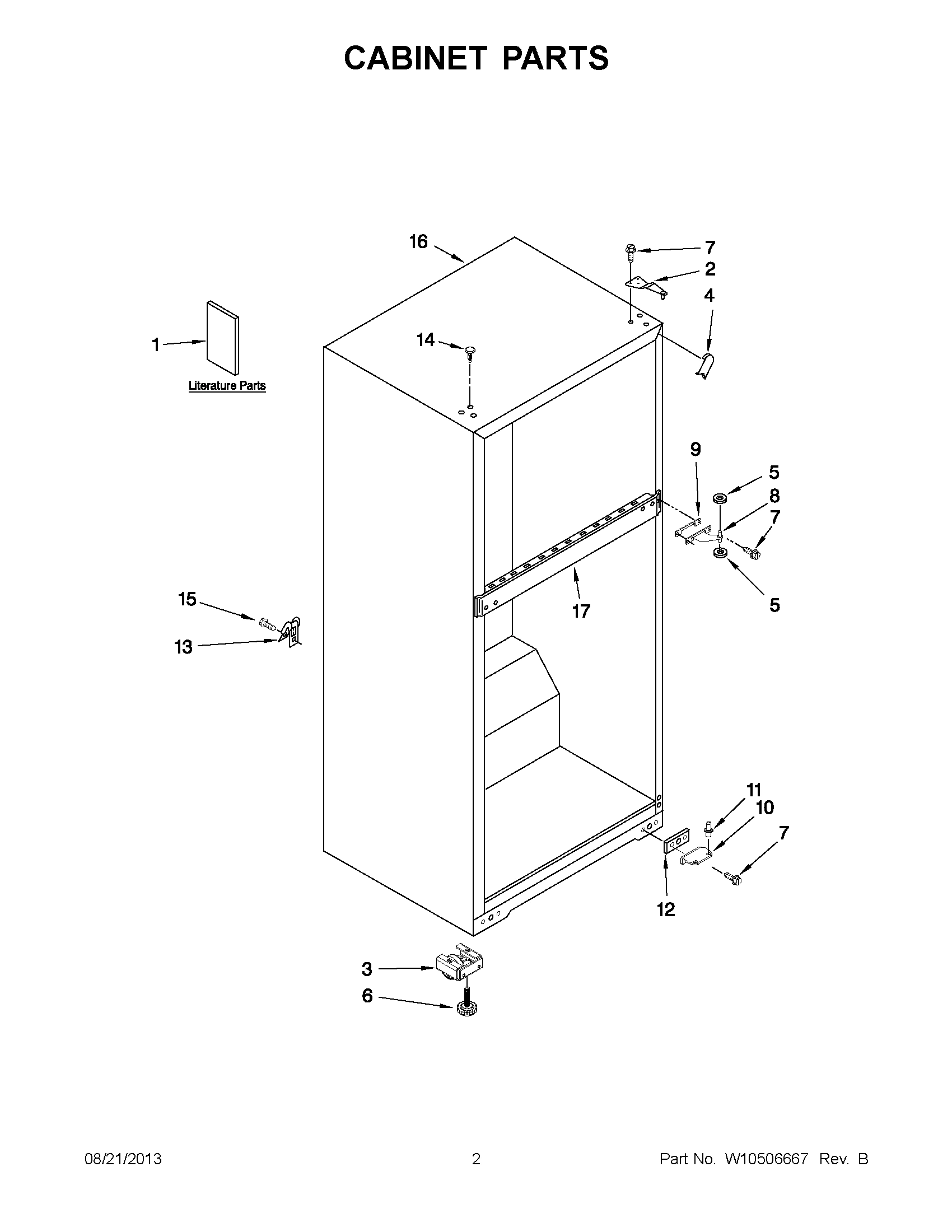 02 - CABINET PARTS