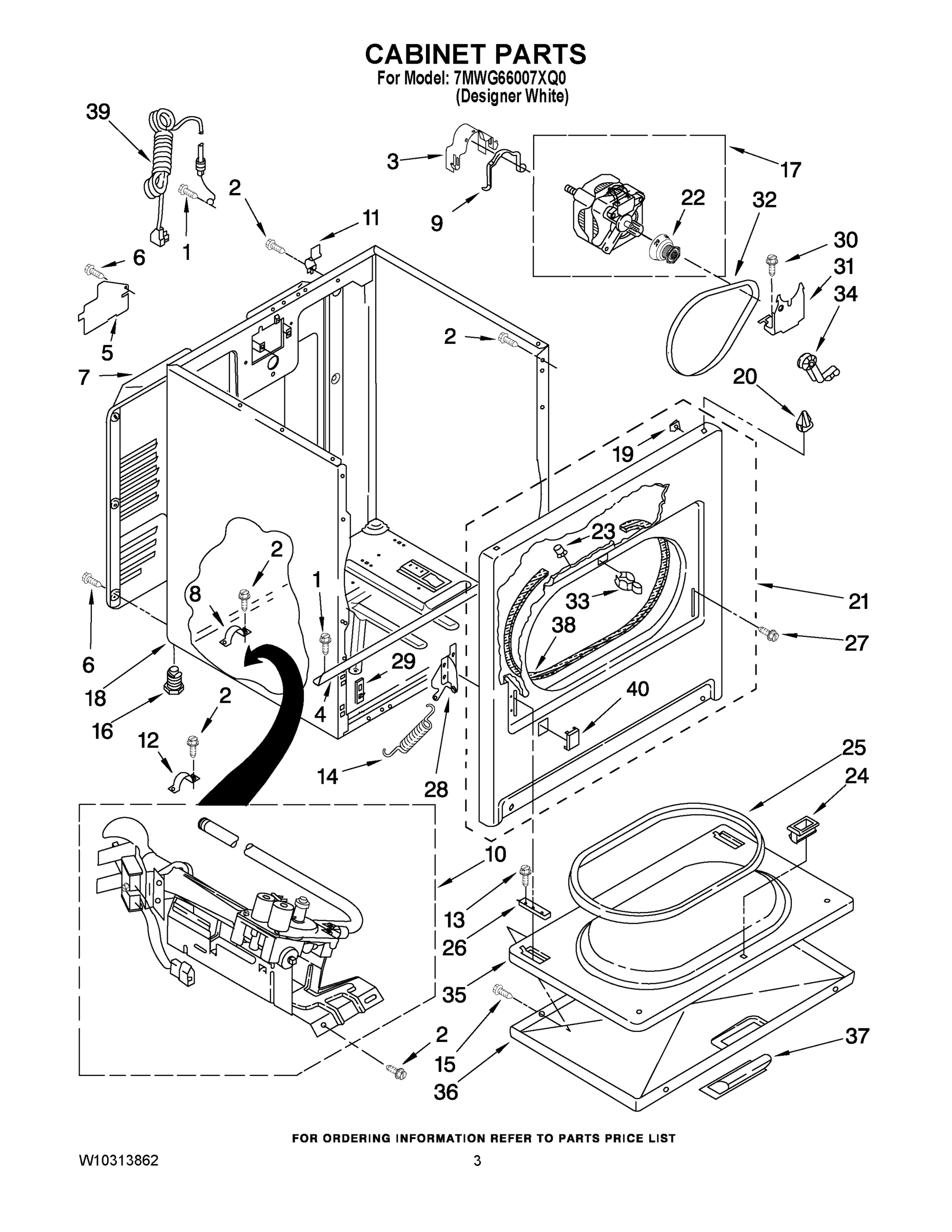 02 - CABINET PARTS
