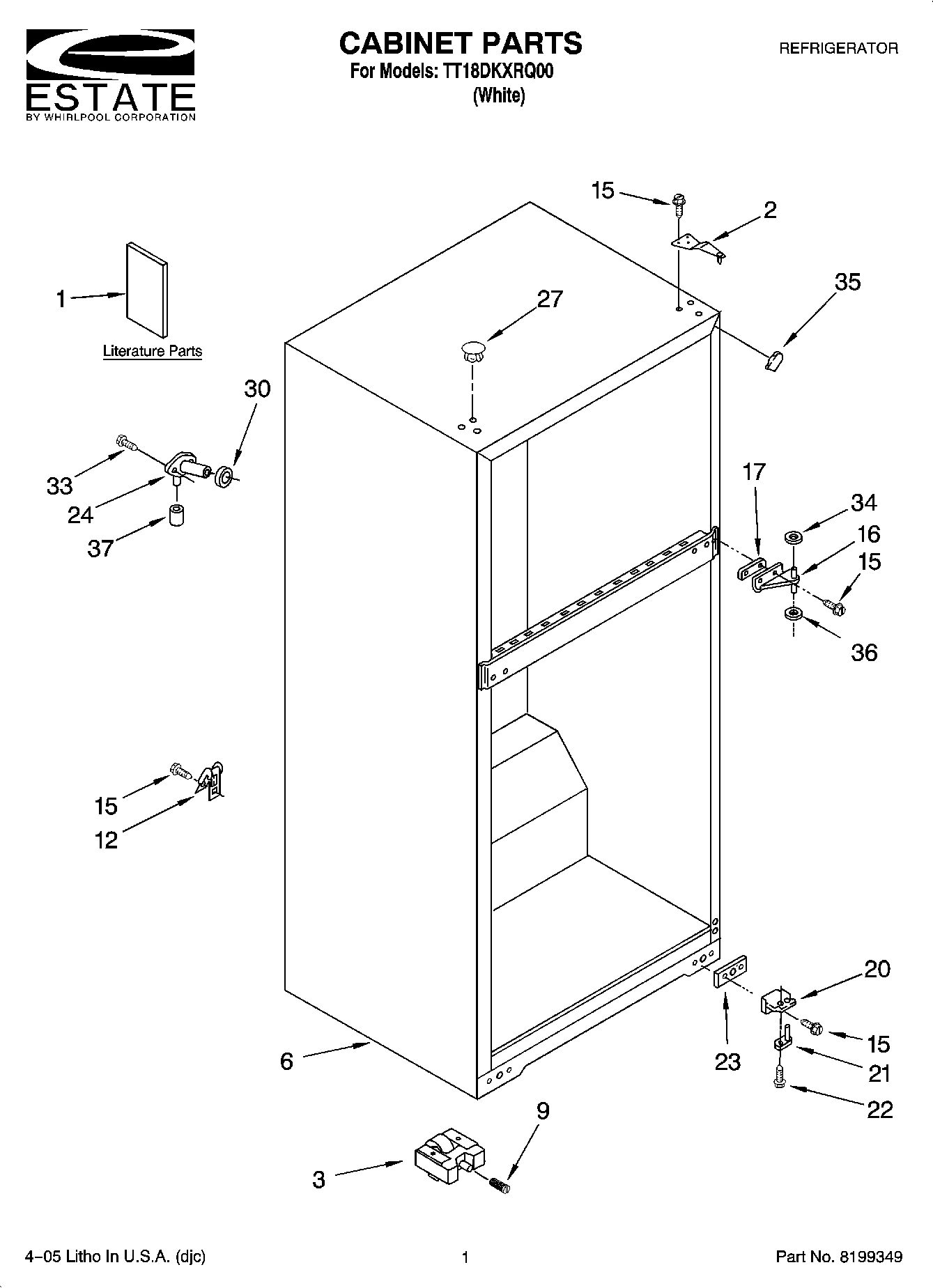 01 - CABINET PARTS