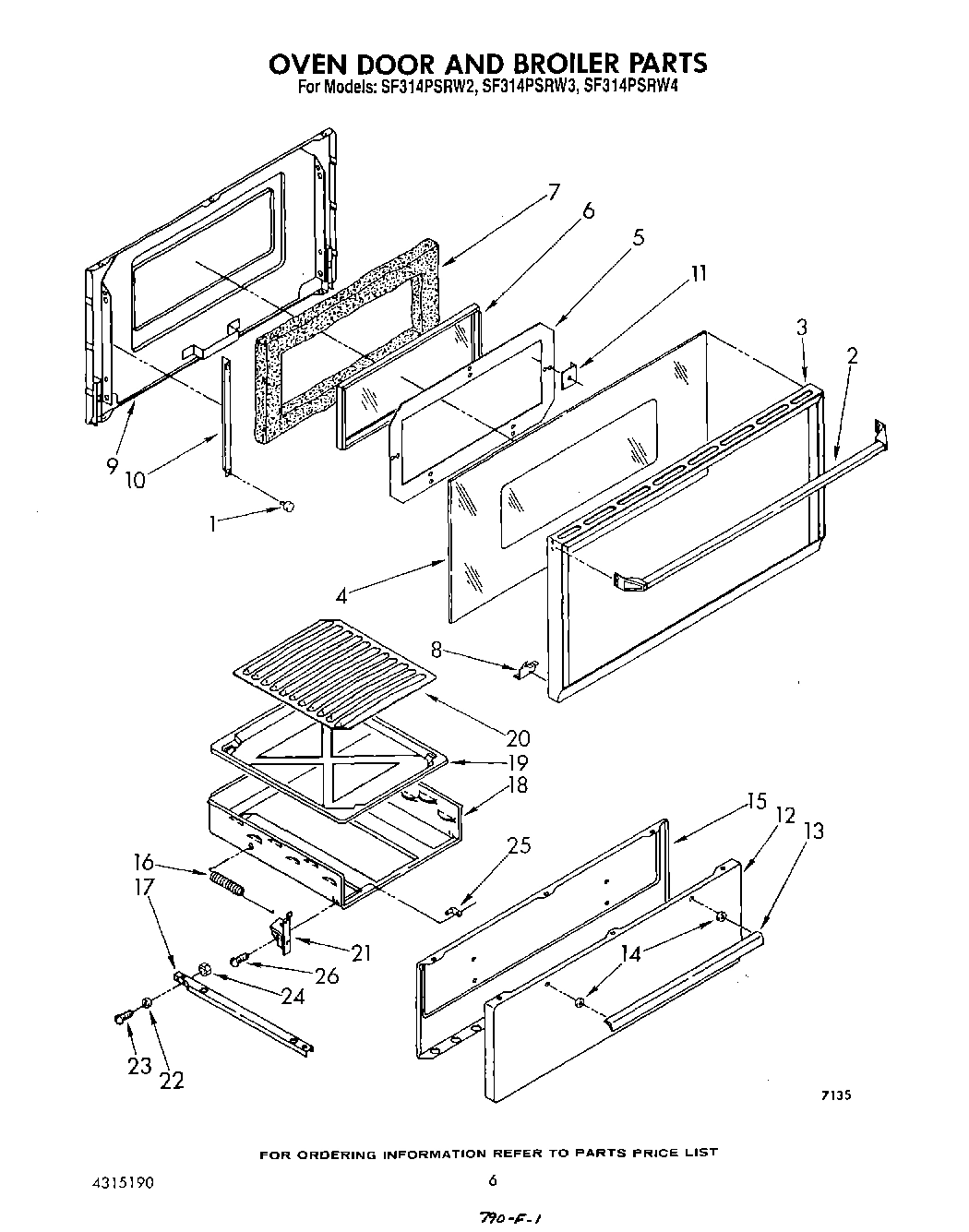 05 - OVEN DOOR AND BROILER