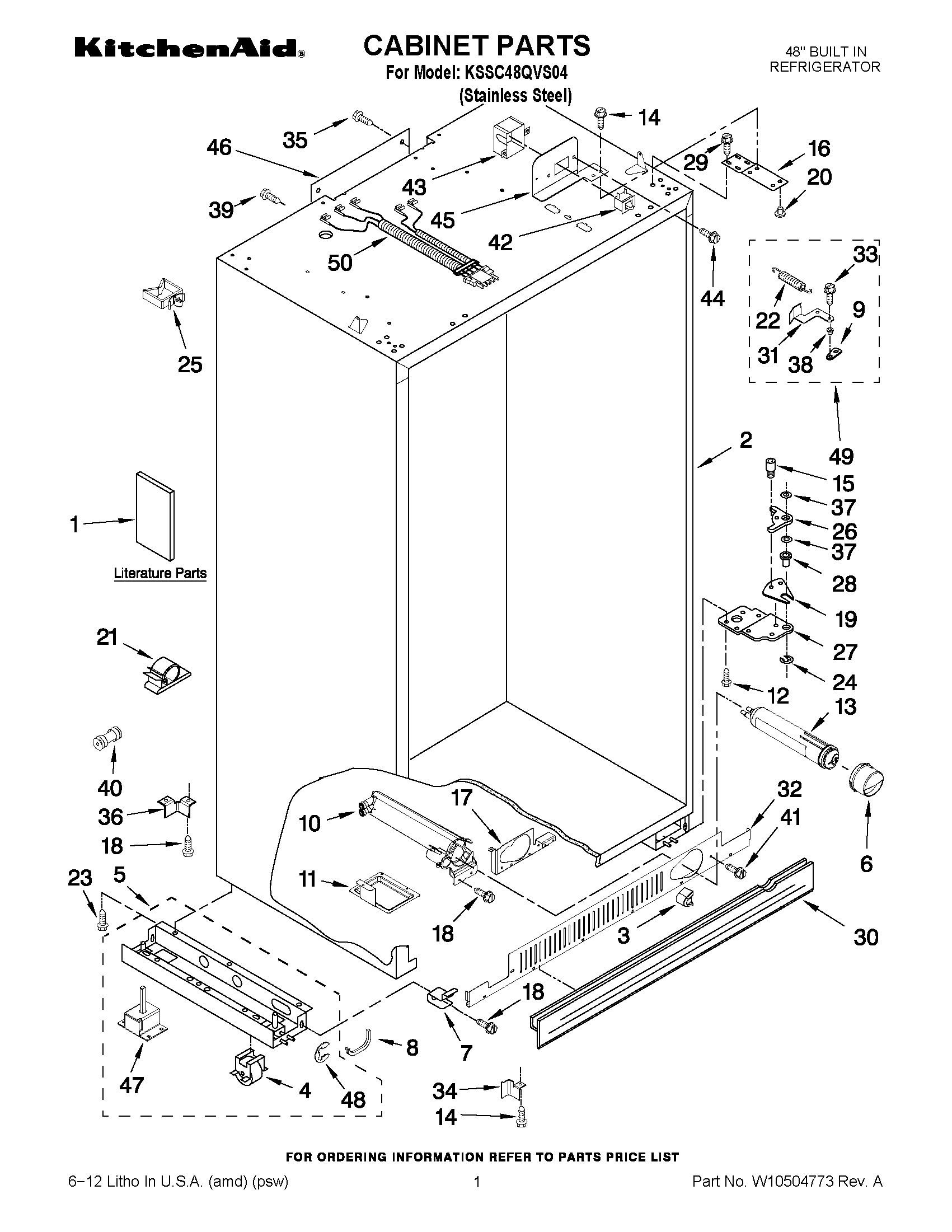01 - CABINET PARTS