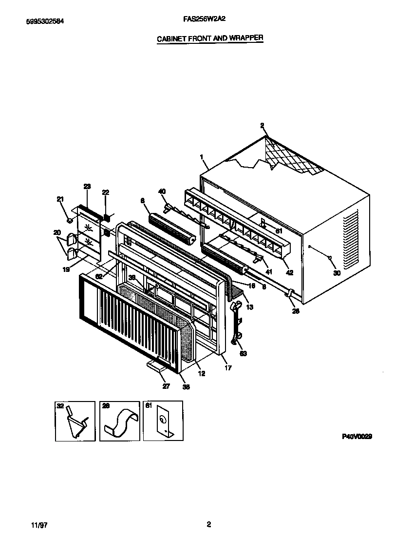 02 - CABINET FRONT AND WRAPPER