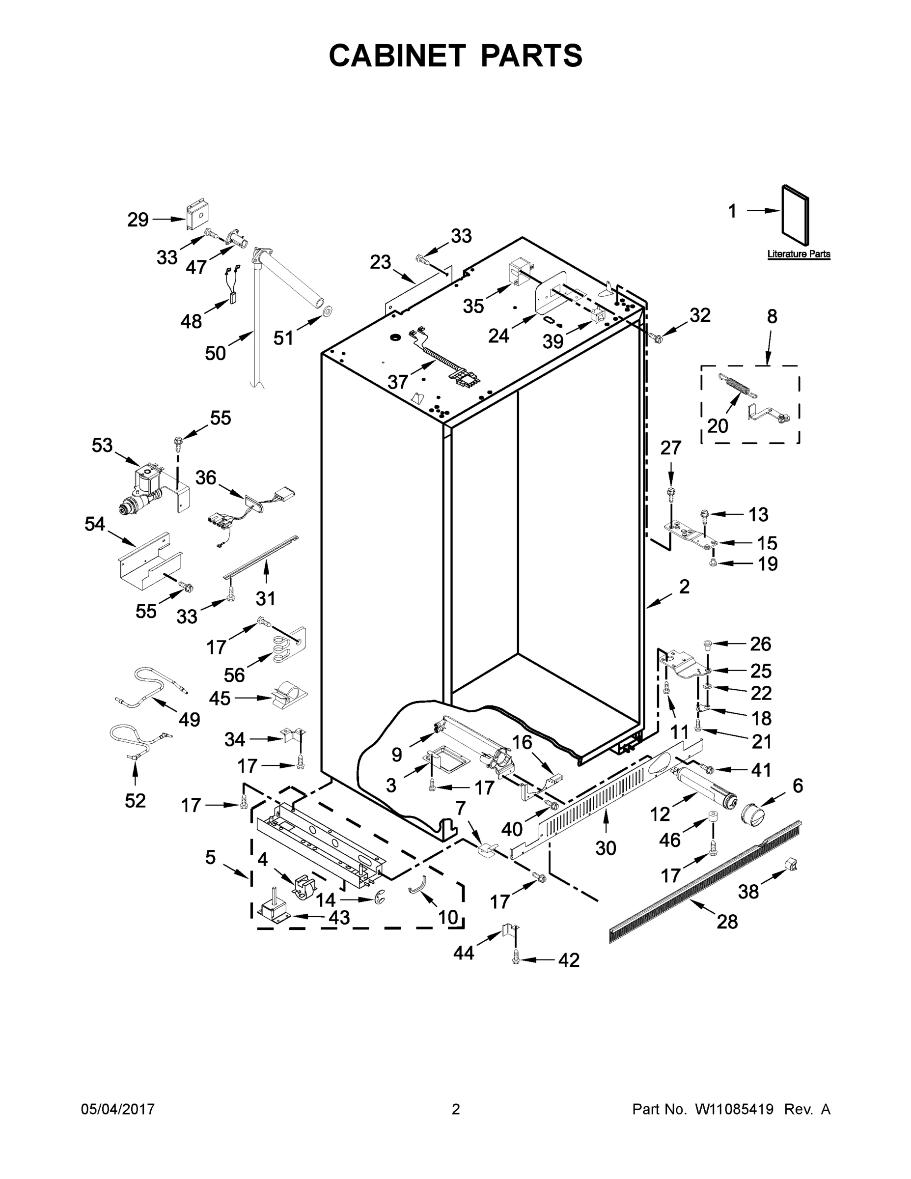 02 - CABINET PARTS