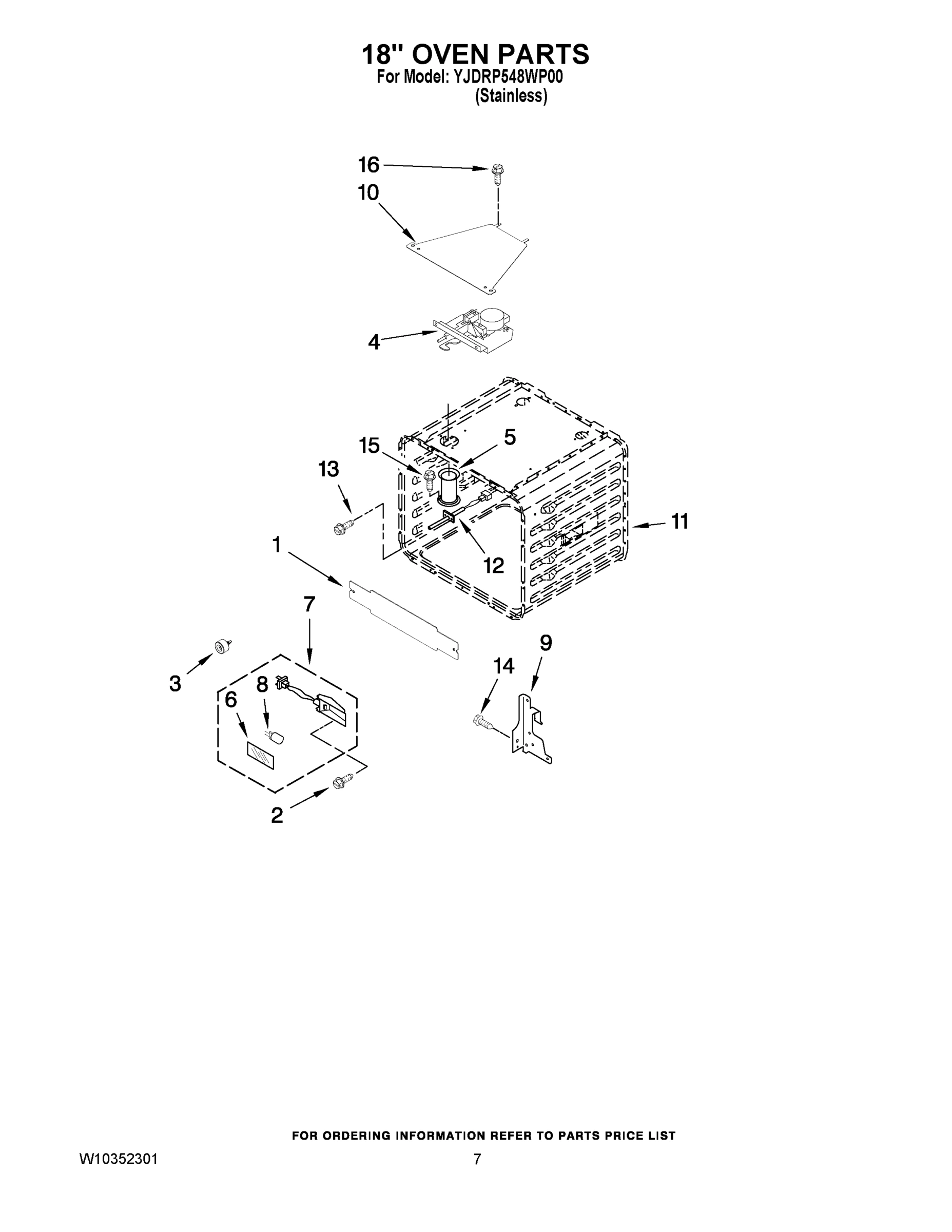 04 - 18`` OVEN PARTS