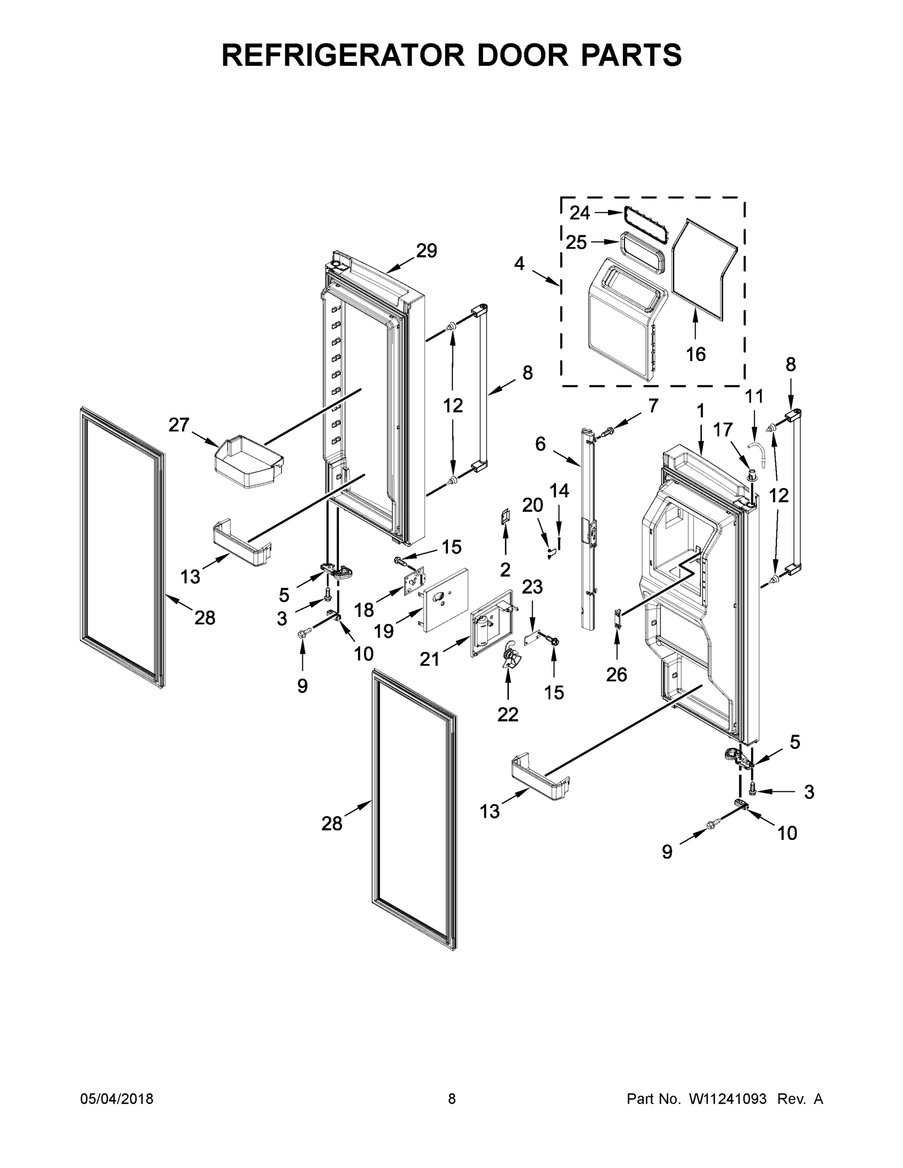 05 - REFRIGERATOR DOOR PARTS