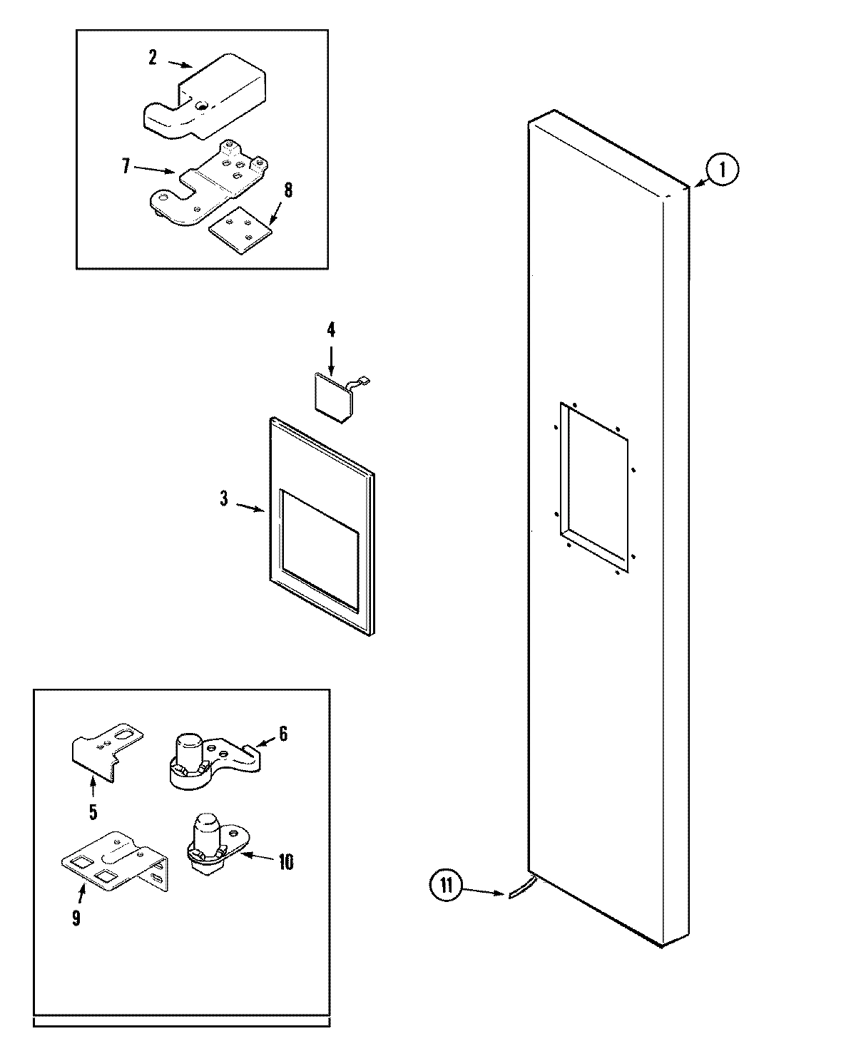 07 - FREEZER OUTER DOOR