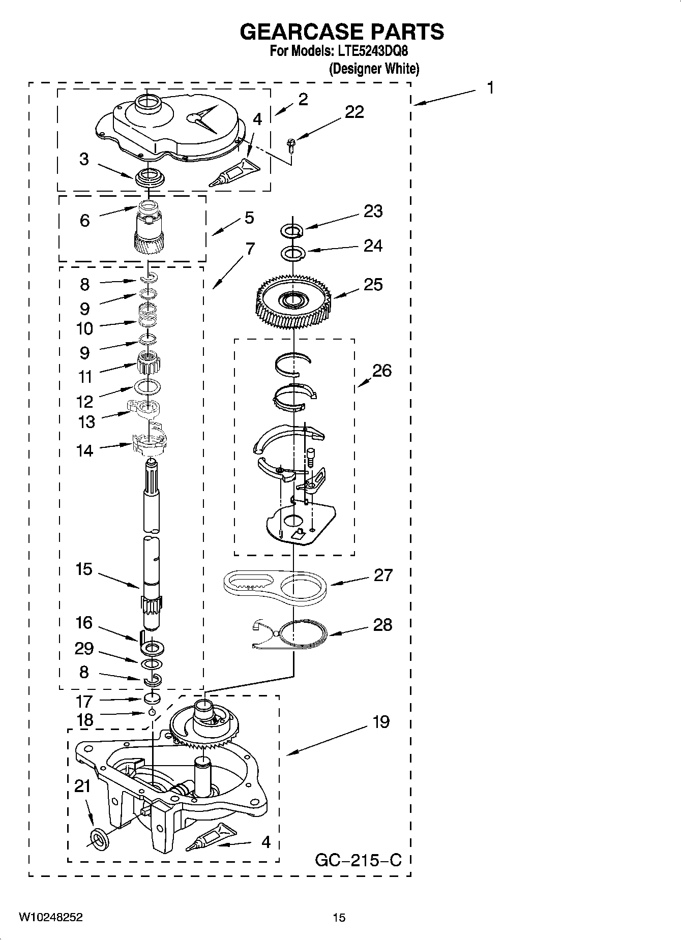 12 - GEARCASE PARTS