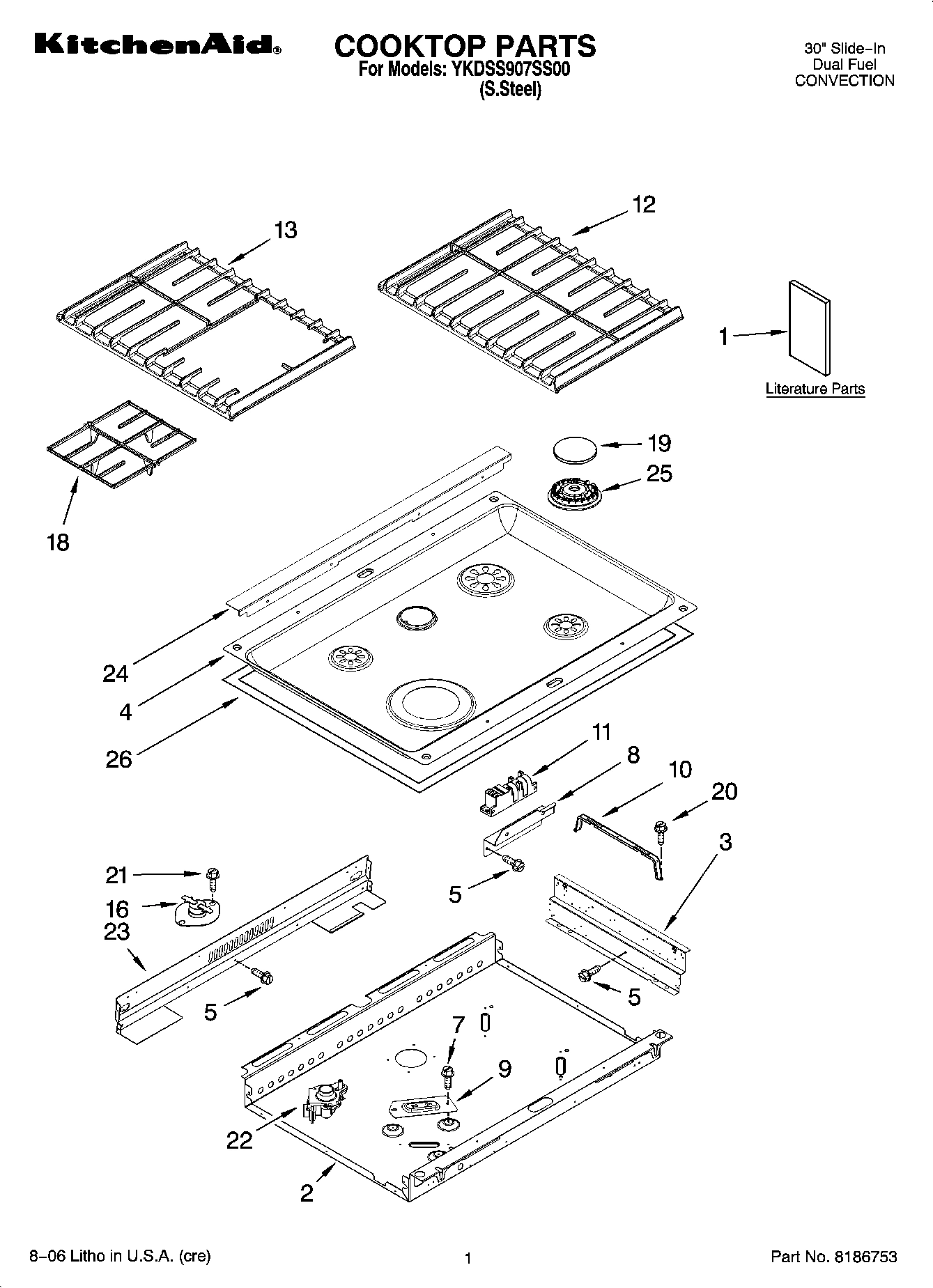01 - COOKTOP PARTS