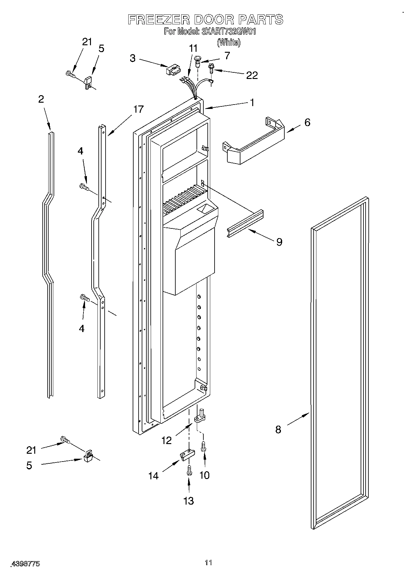 08 - FREEZER DOOR