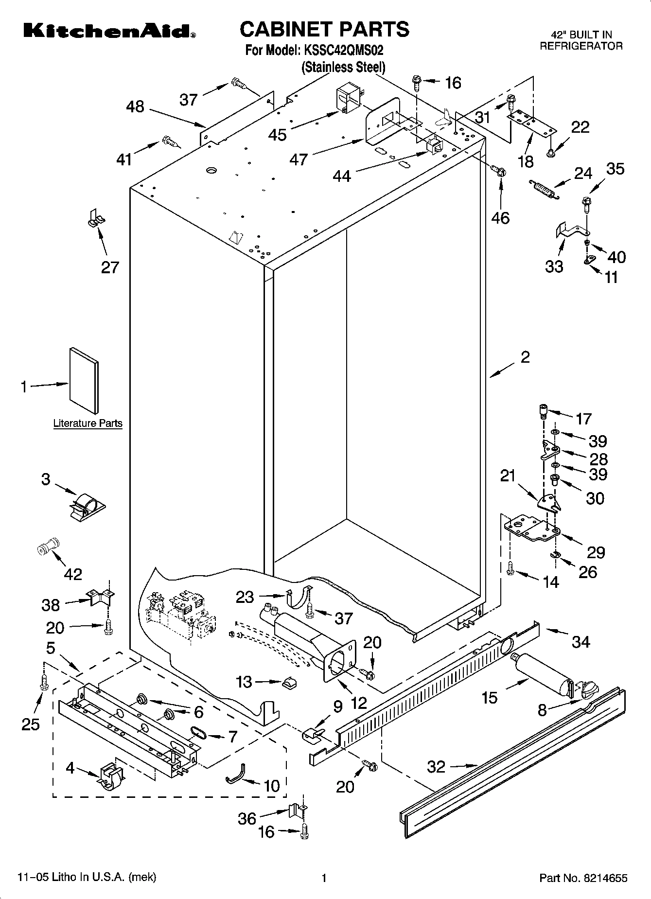 01 - CABINET PARTS