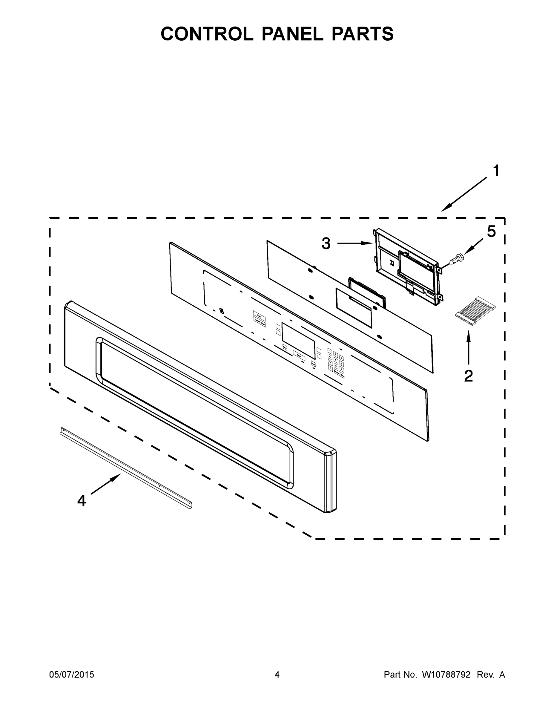 03 - CONTROL PANEL PARTS
