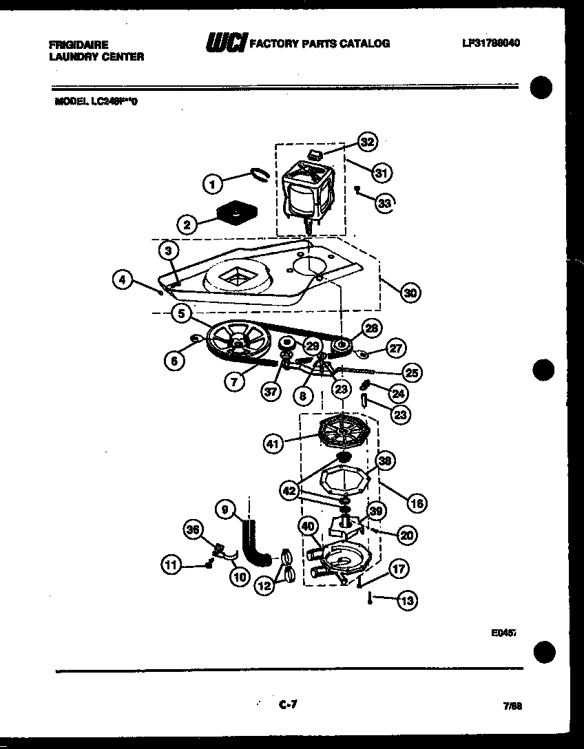 06 - WASHER DRIVE SYSTEM AND PUMP