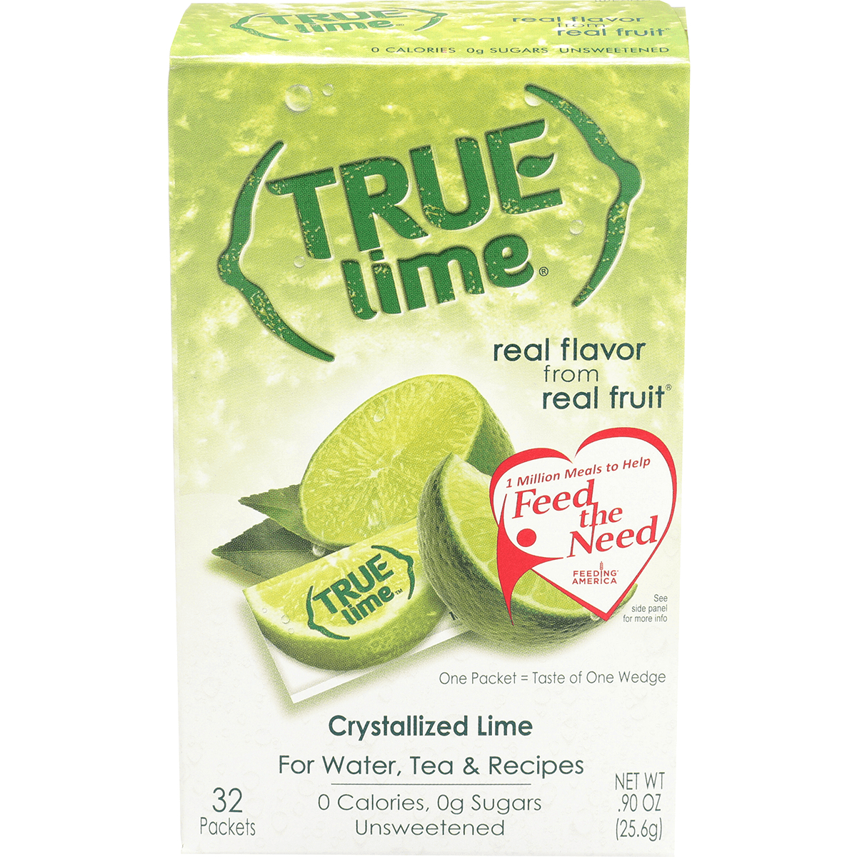 TRUE CITRUS LIME CRYSTLZD PCKT 32PC-0.9 OZ -Pack of 12