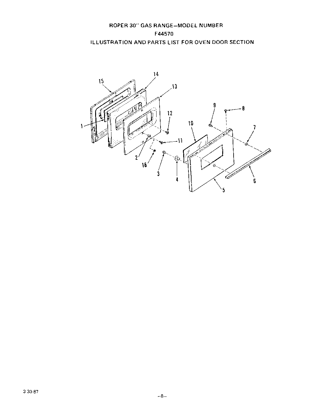 07 - OVEN DOOR