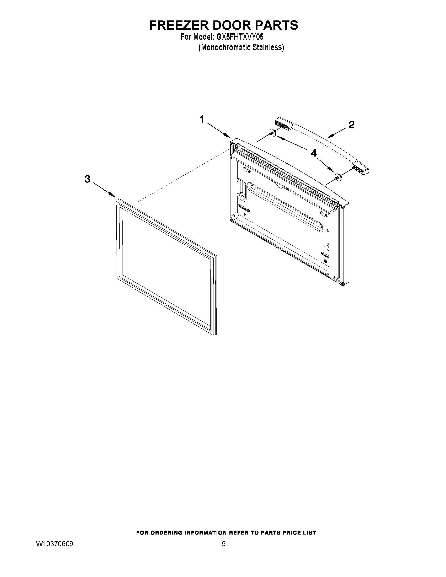03 - FREEZER DOOR PARTS