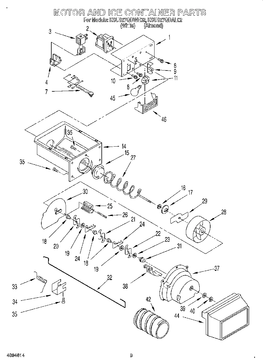 06 - MOTOR AND ICE CONTAINER