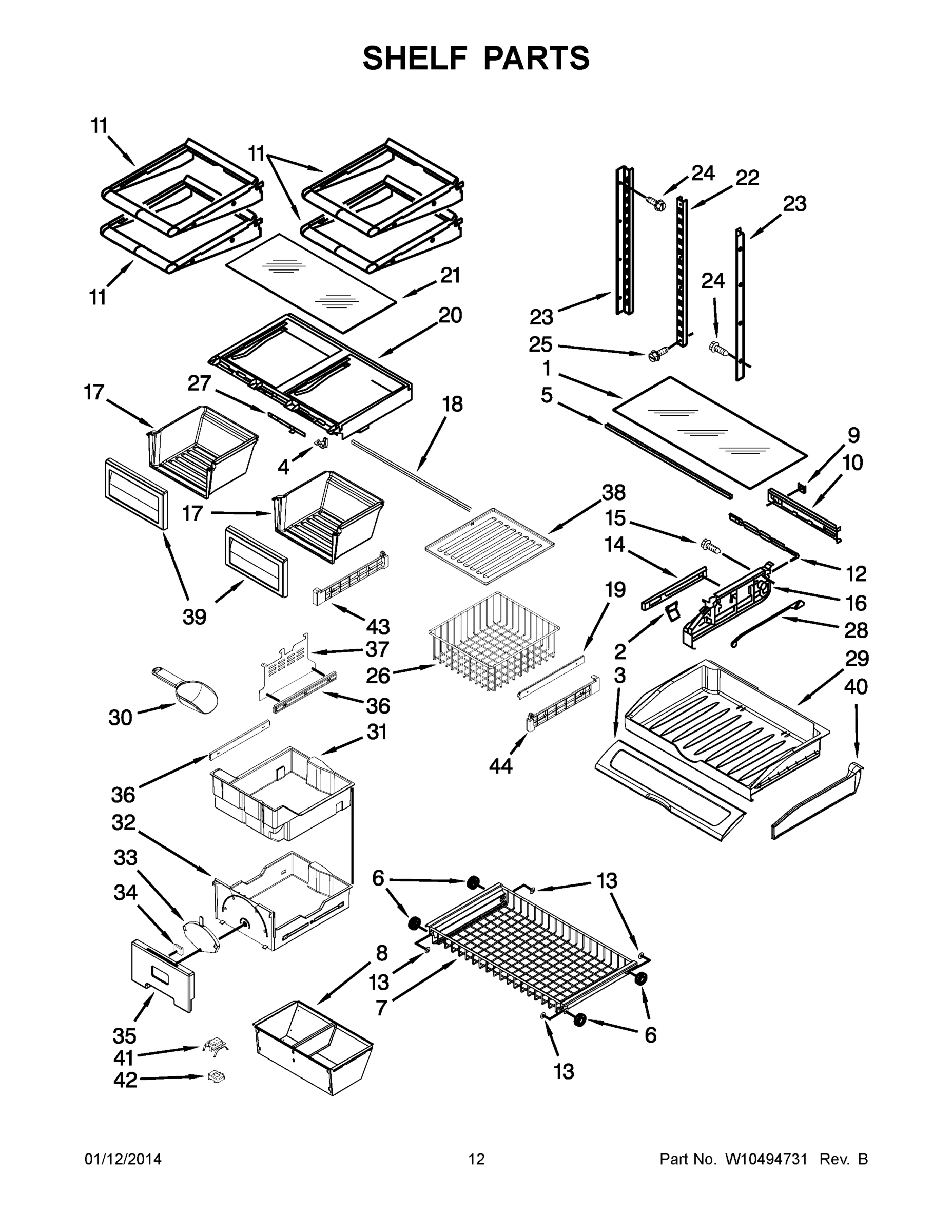 07 - SHELF PARTS