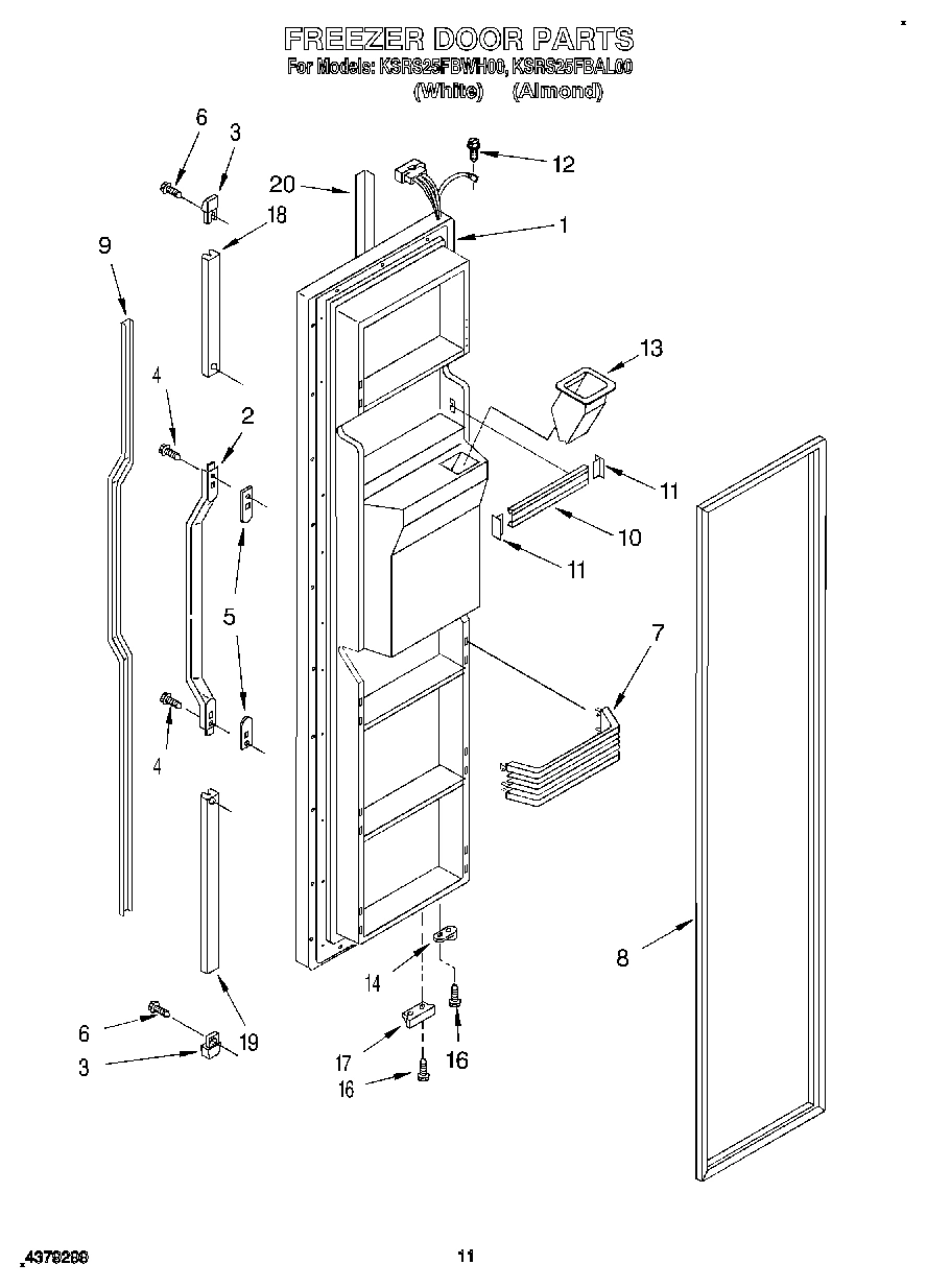 07 - FREEZER DOOR