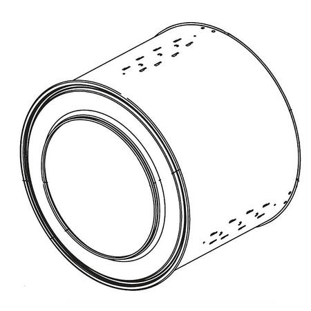 AJQ73674418 LG Tub Inner Drum Assembly