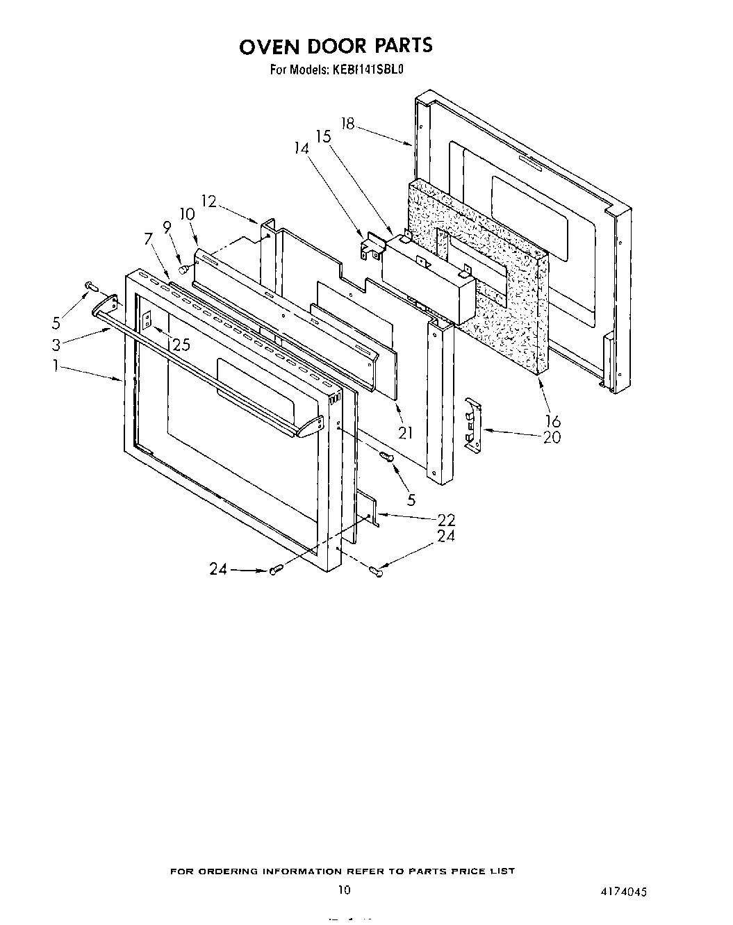 08 - OVEN DOOR , LIT/OPTIONAL