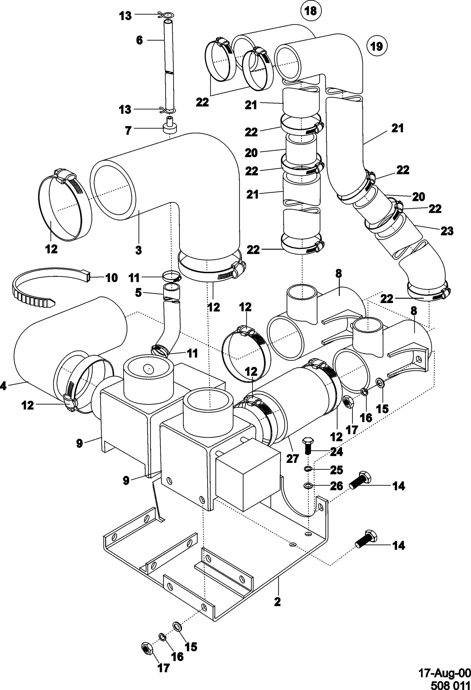 17 - DRAIN SYSTEM 100-125LB