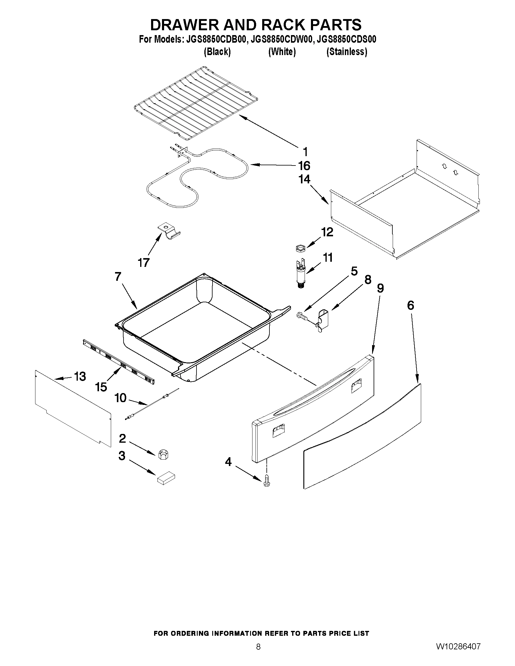 05 - DRAWER AND RACK PARTS