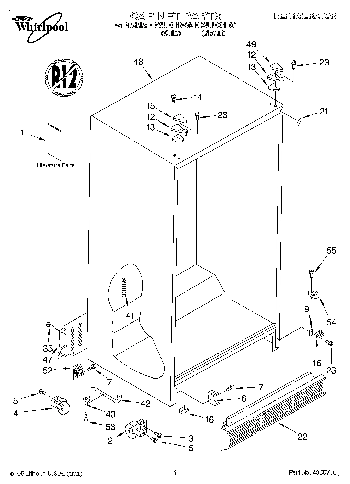 01 - CABINET, LITERATURE