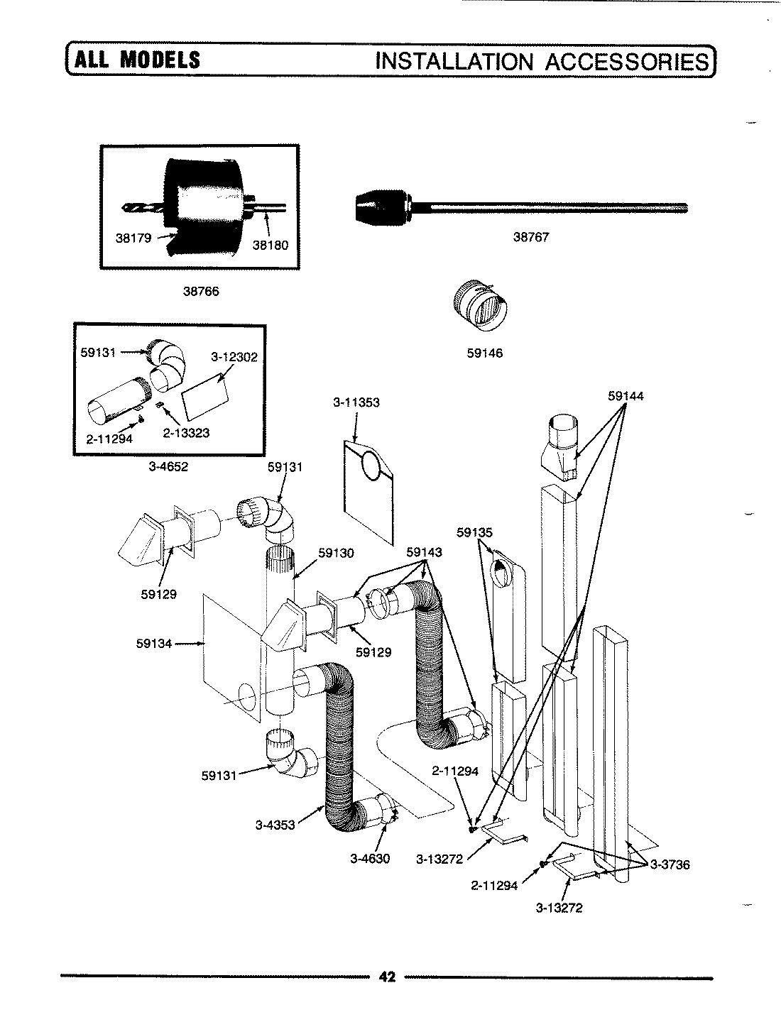 10 - INSTALLATION ACCESSORIES