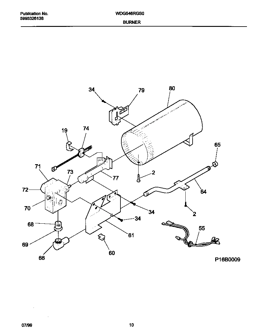 06 - P16B0009 BURNER,VALVE